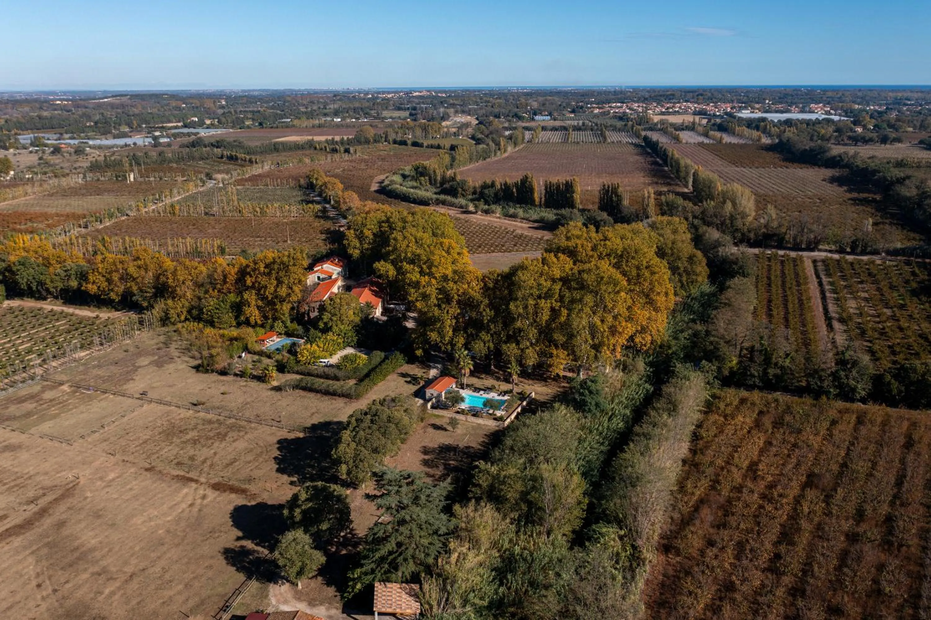 Bird's eye view in Chambres d hôtes du Castell de Blés