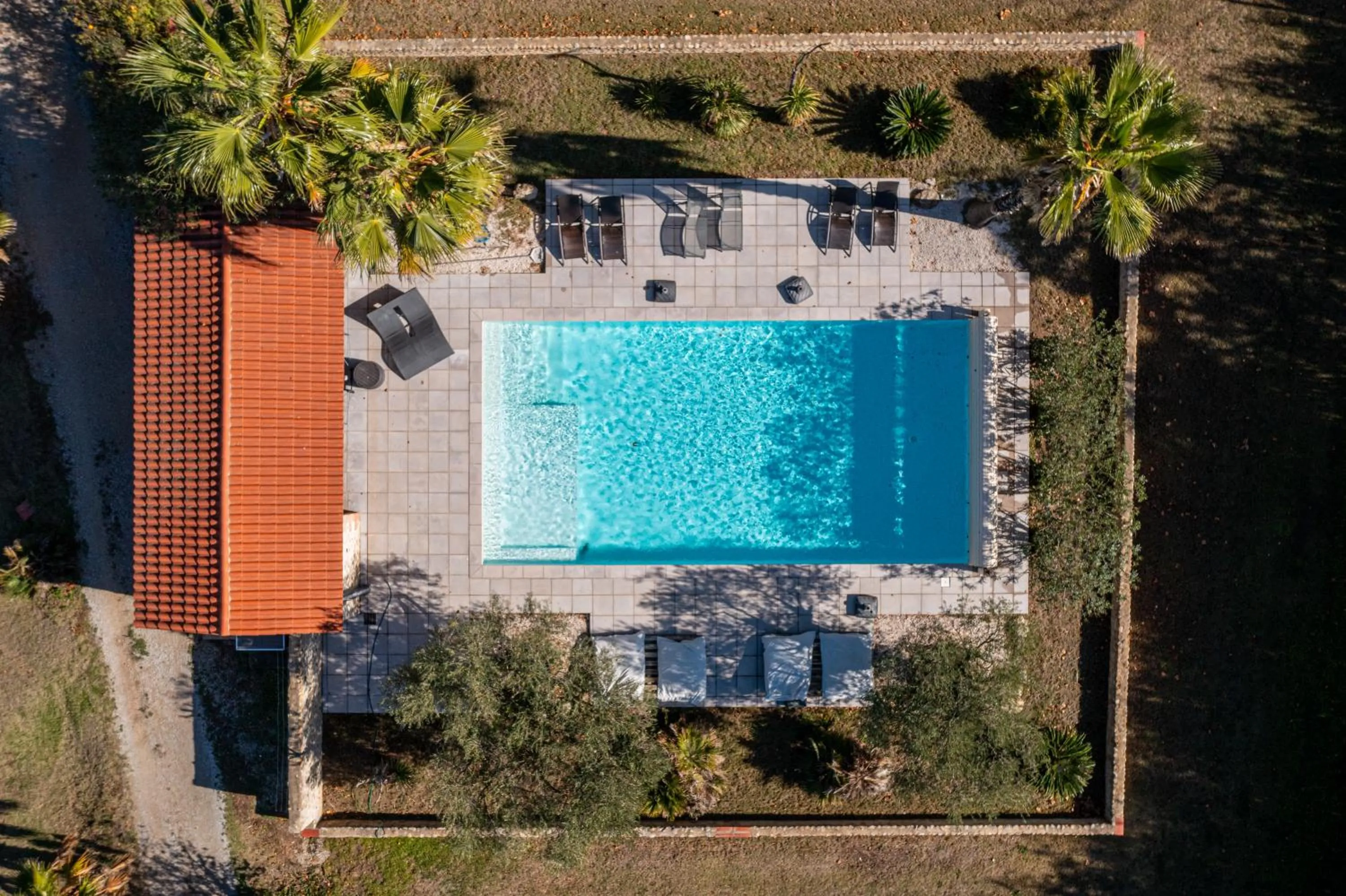 Swimming pool in Chambres d hôtes du Castell de Blés