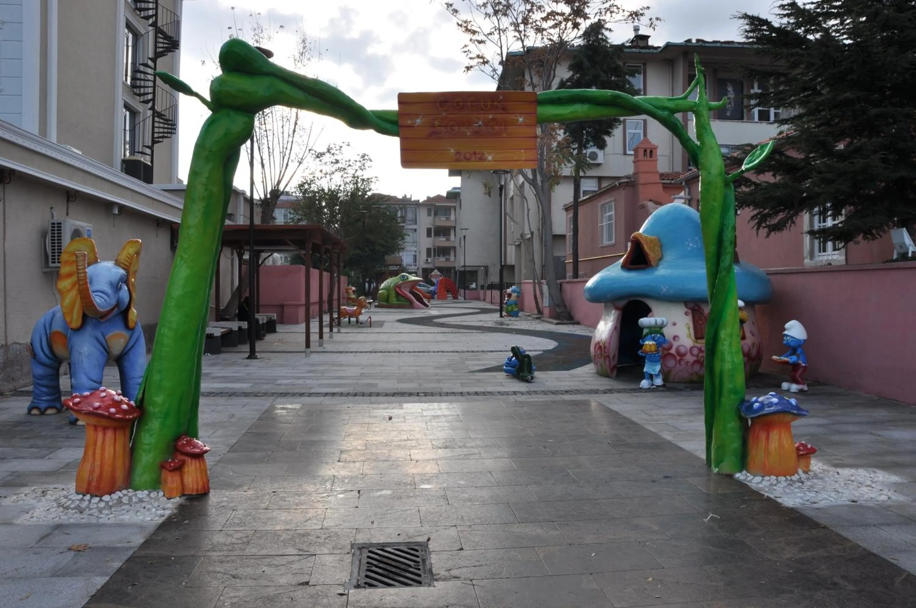 Facade/entrance in Buyuk Truva Hotel
