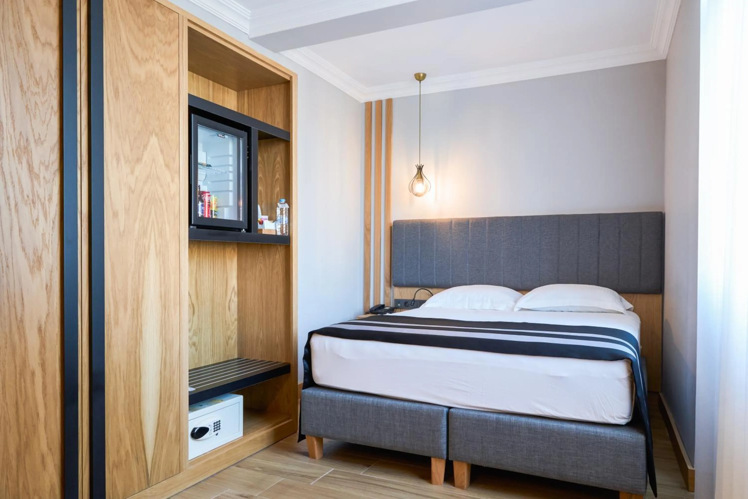 Bed in Buyuk Truva Hotel