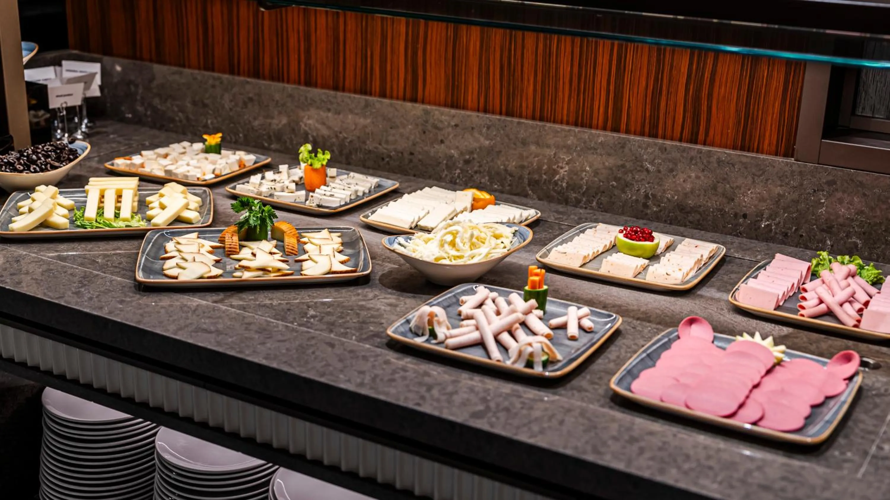 Buffet breakfast in Lamartine Hotel