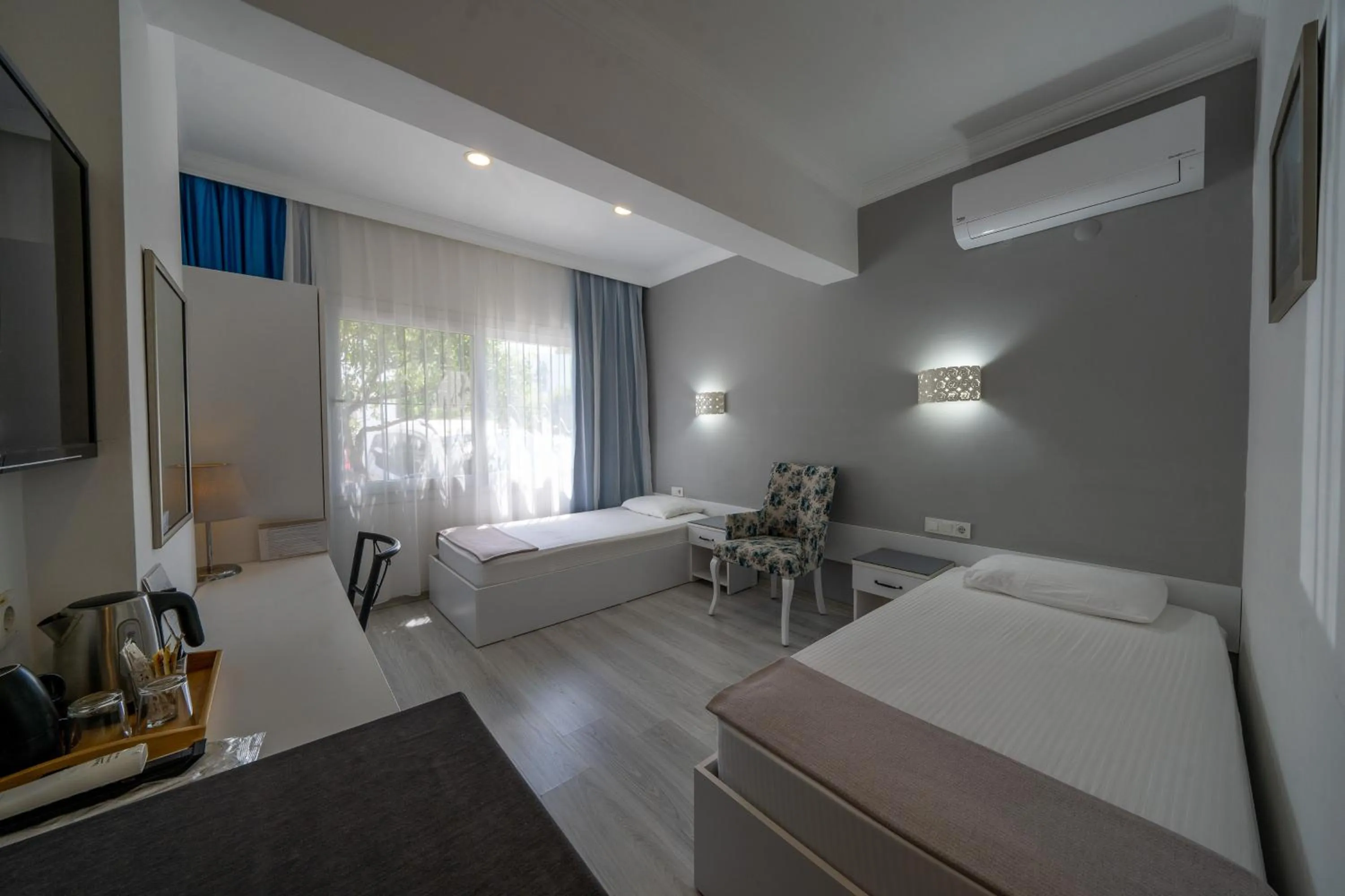 Bed in Artunc Hotel Bodrum