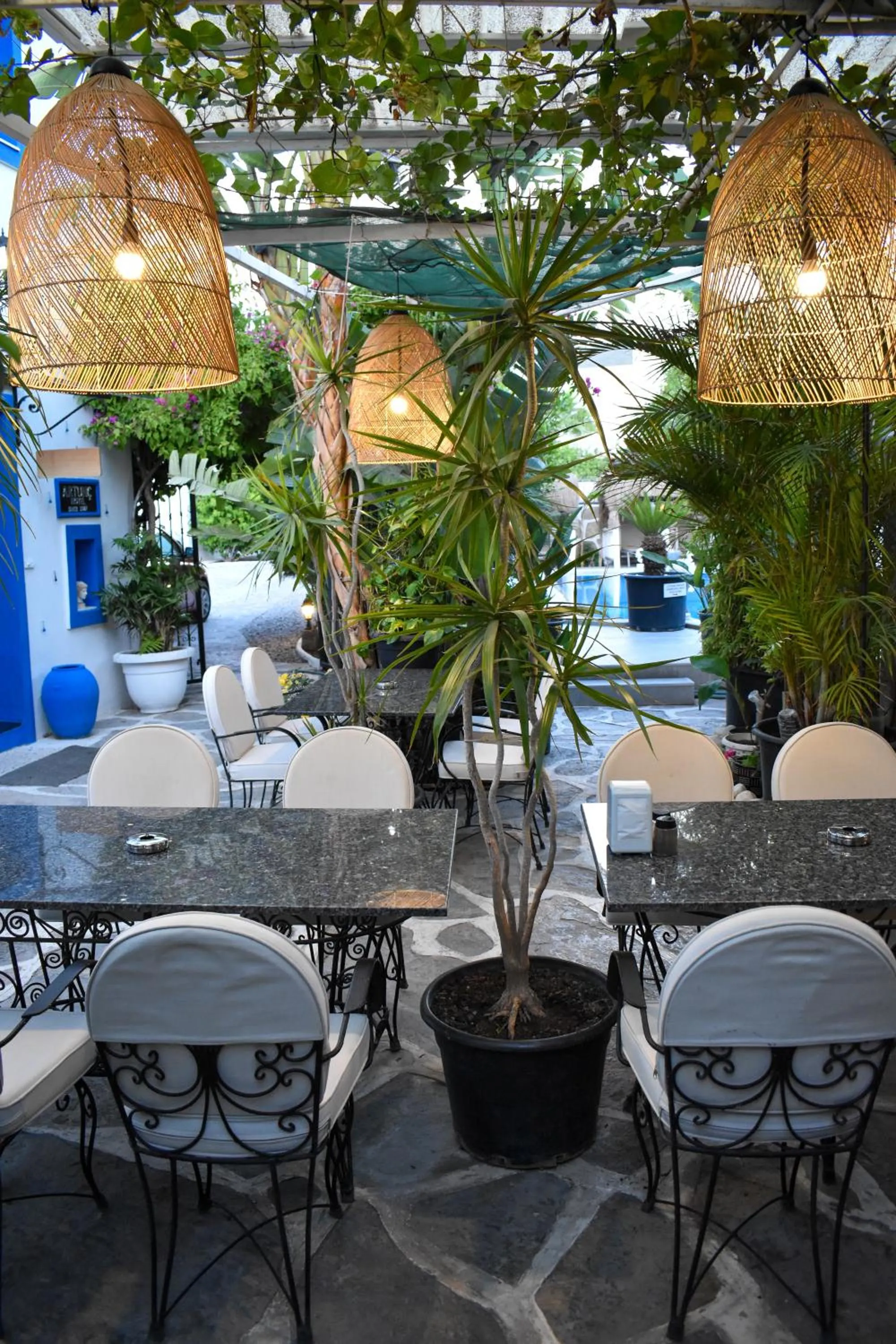 Patio in Artunc Hotel Bodrum
