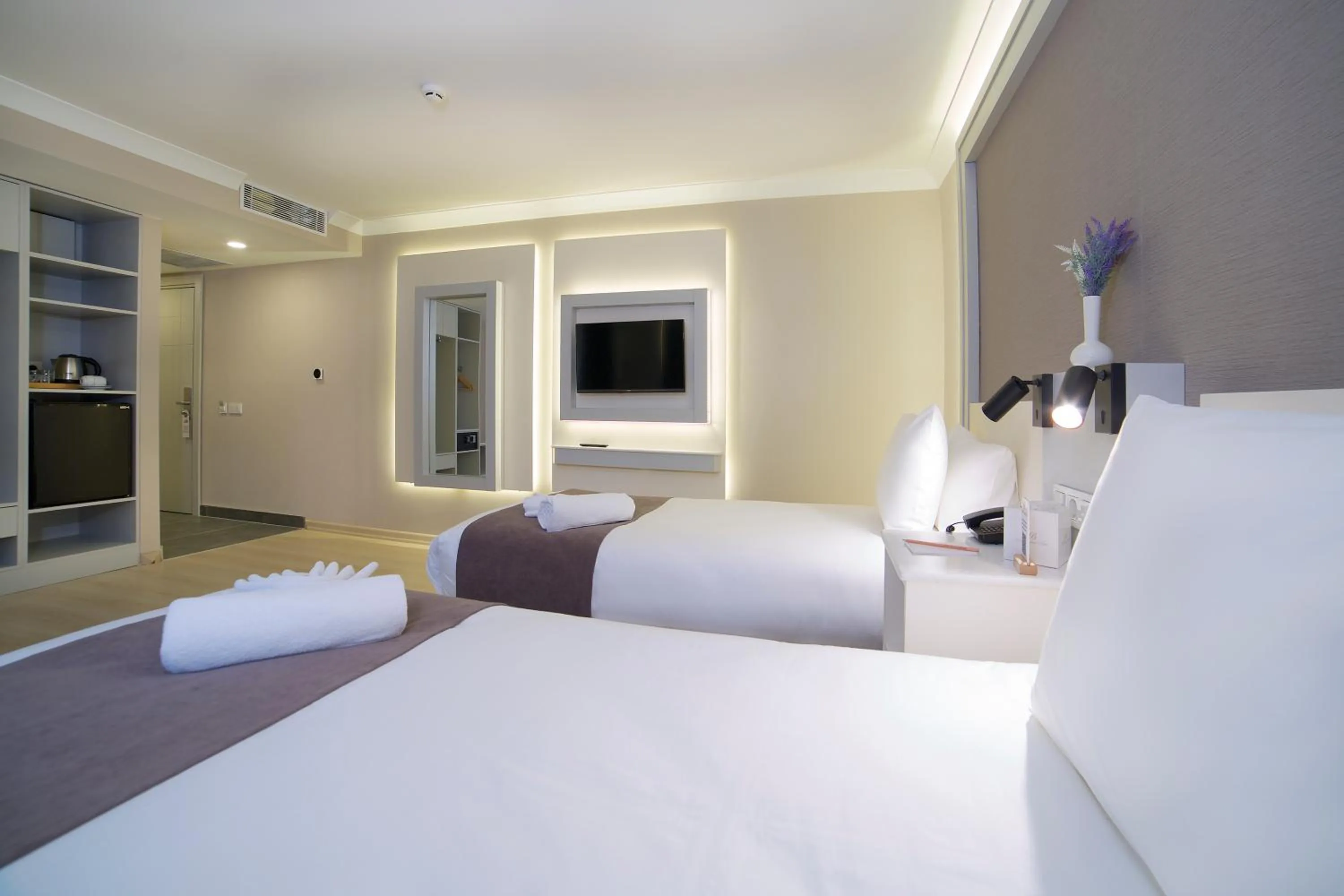 Bedroom, Bed in Hotel Bulvar Palas