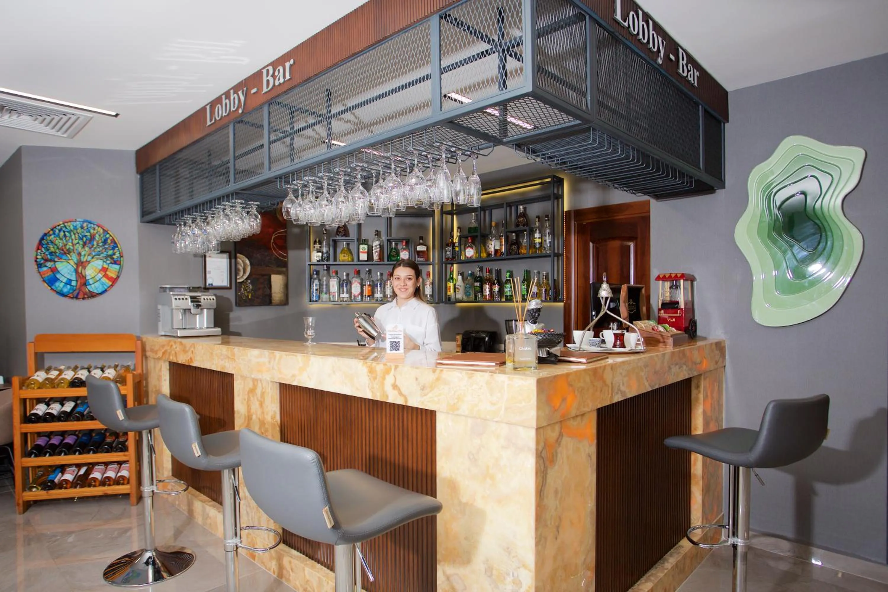 Lounge or bar in Hotel Bulvar Palas