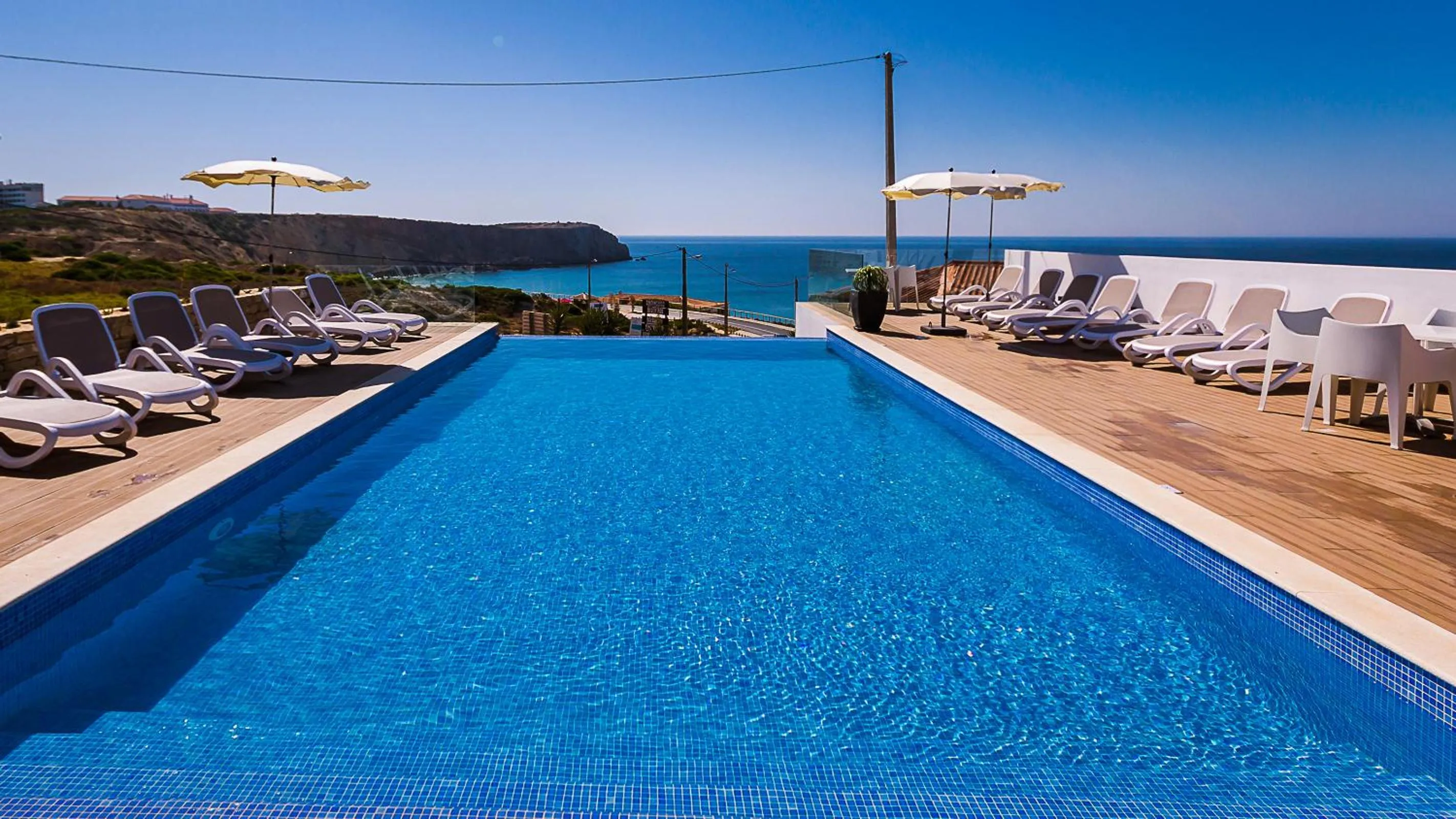 Pool view in Mareta Beach House - Boutique Residence