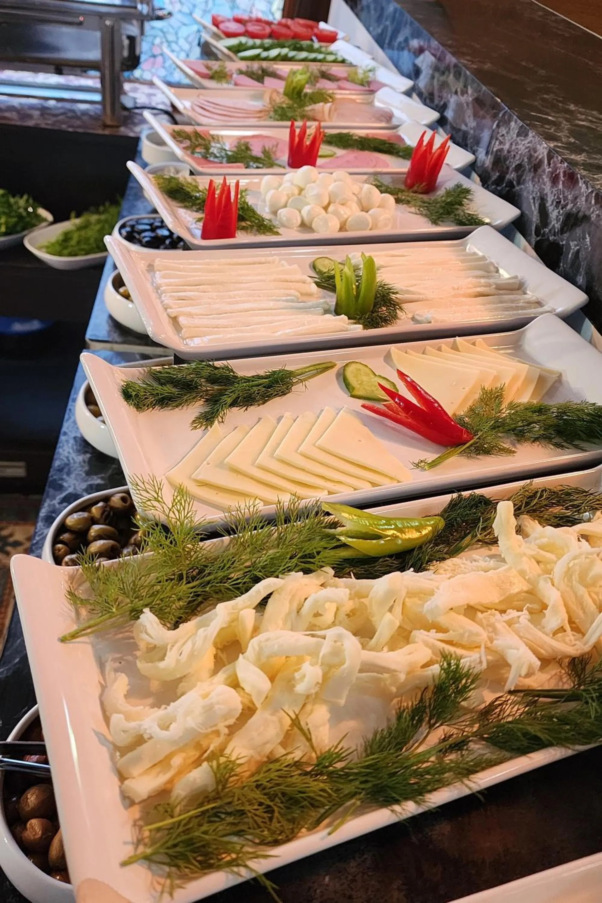 Breakfast in Oceans 7 Hotel