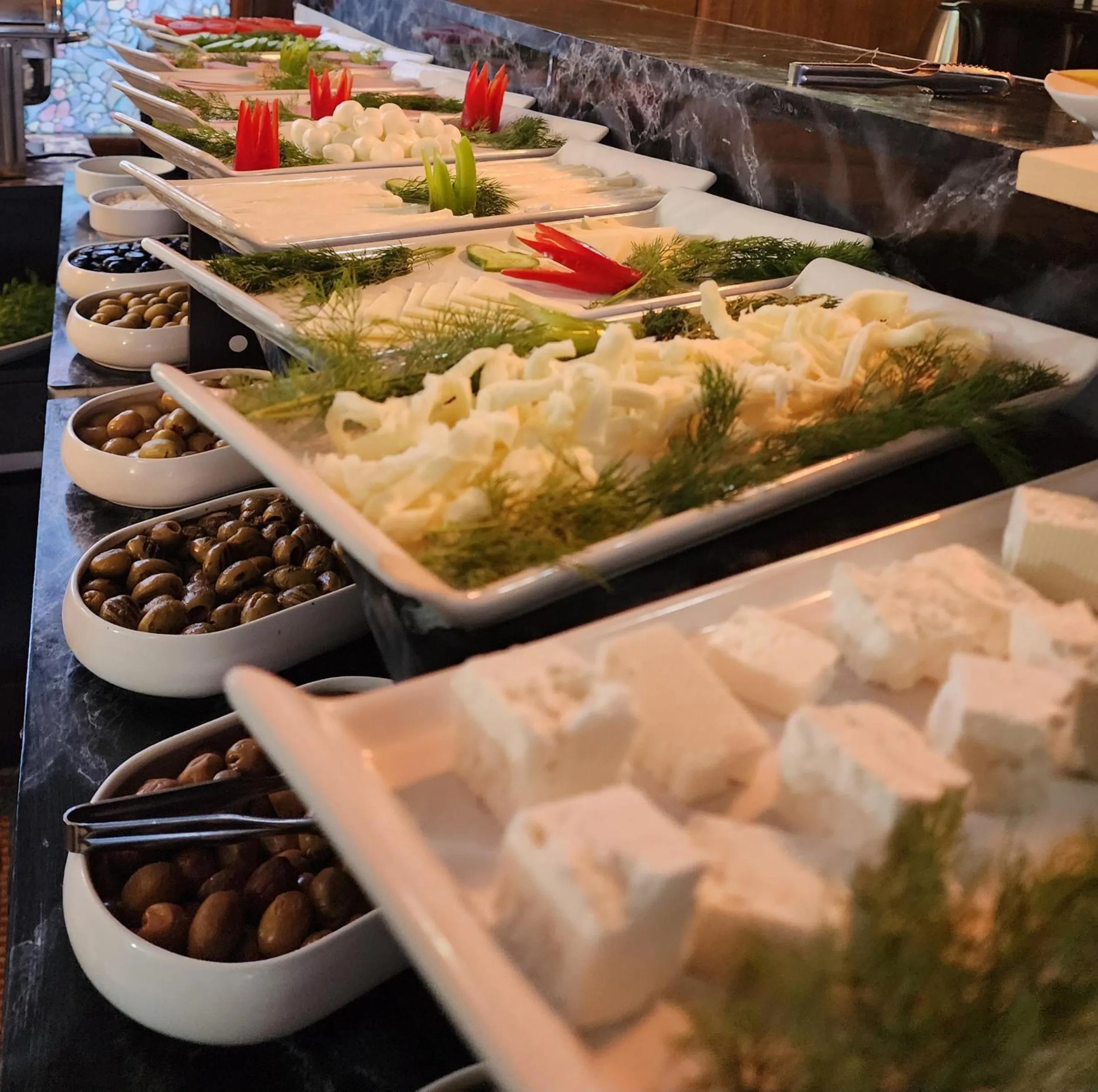 Breakfast in Oceans 7 Hotel