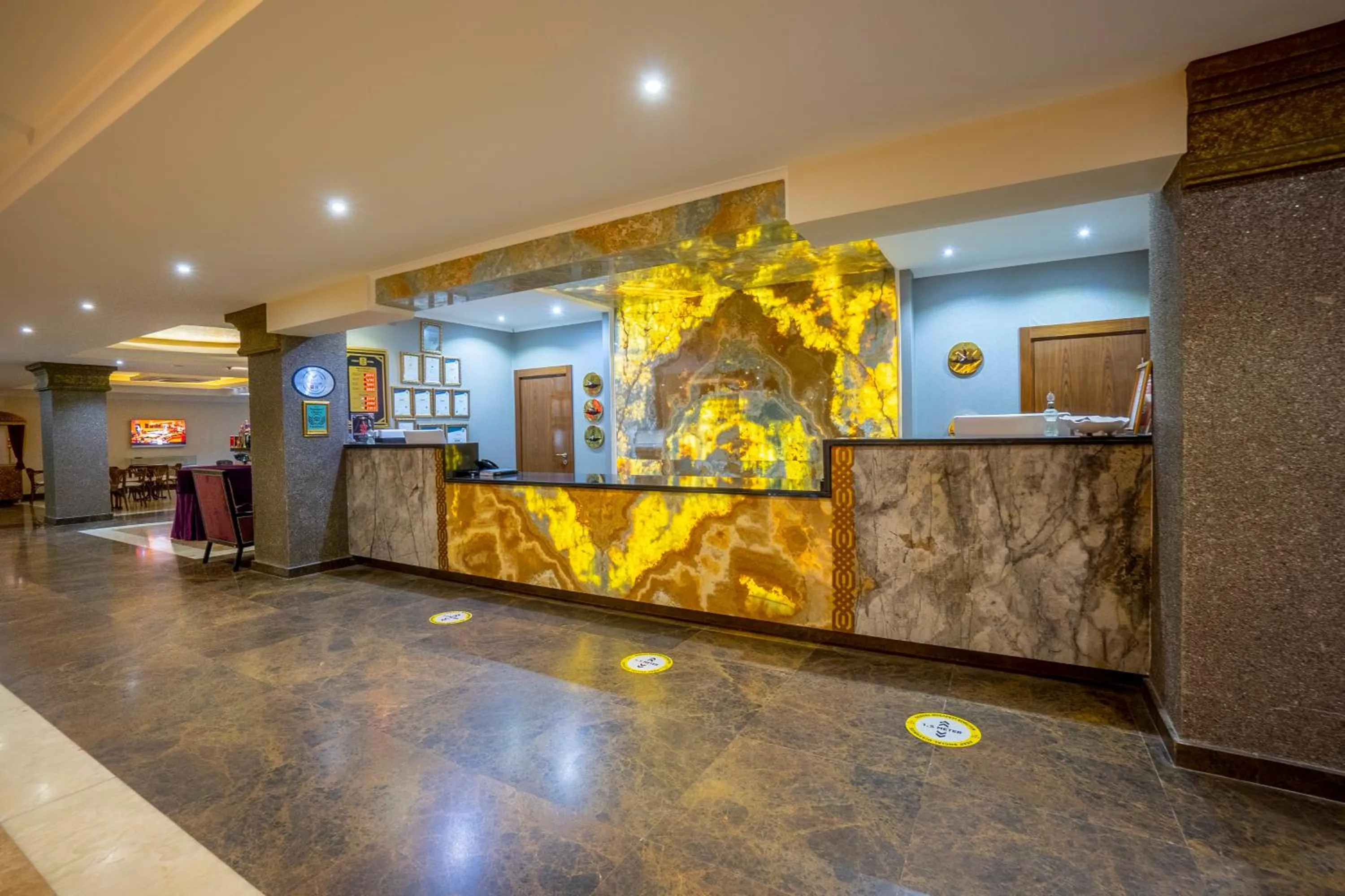 Lobby or reception in Azka Hotel