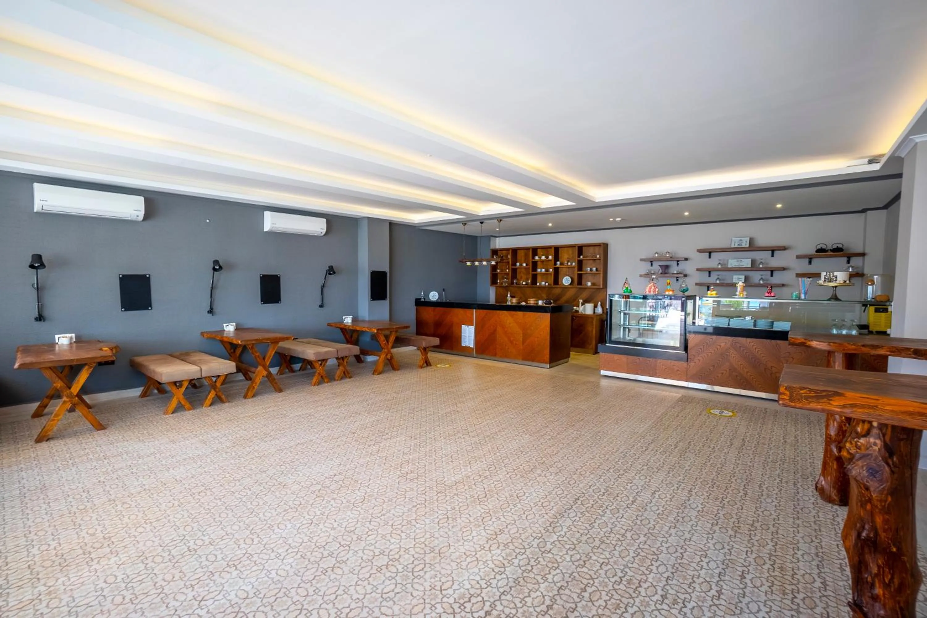 Seating area in Azka Hotel