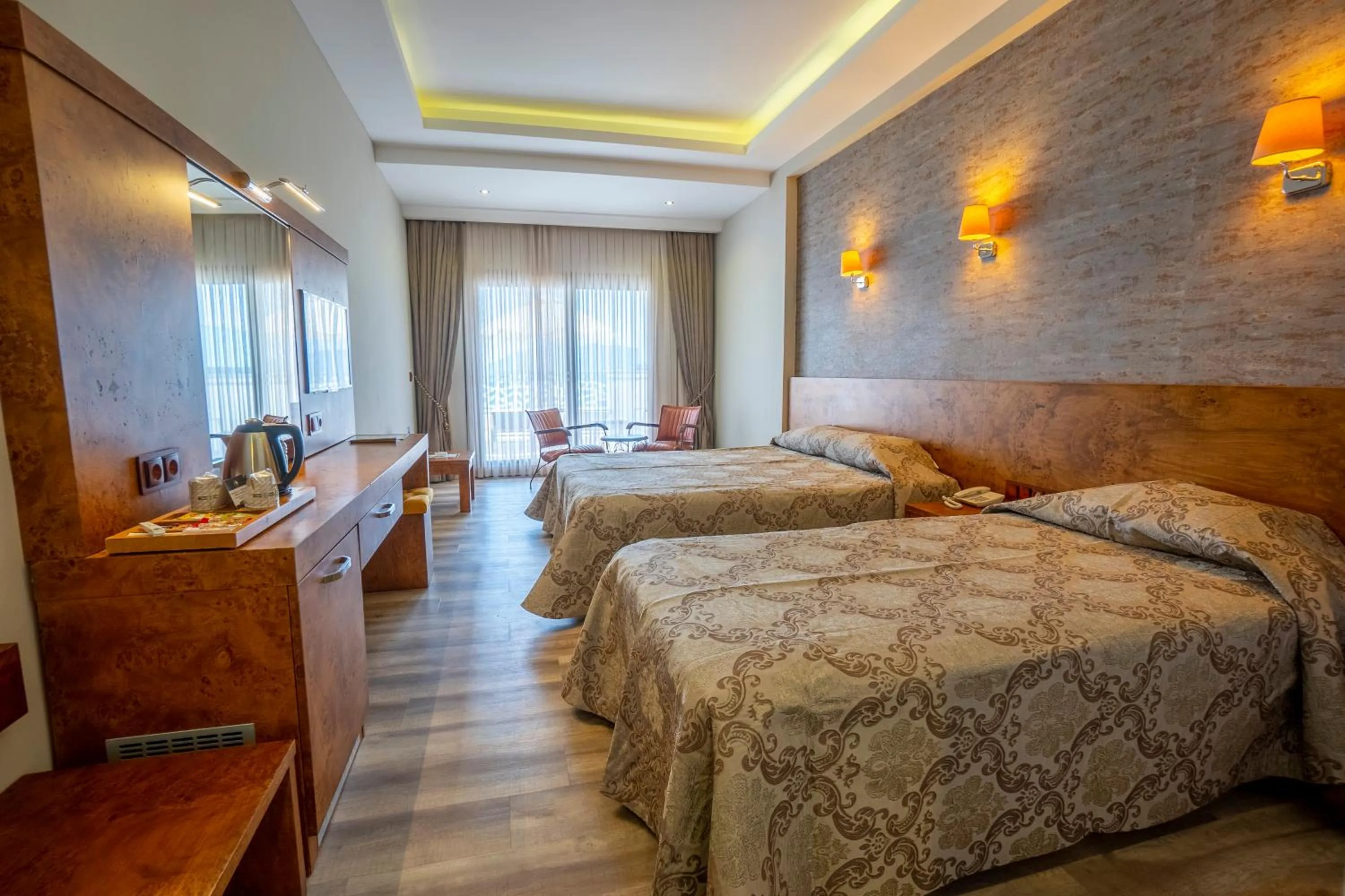 Photo of the whole room, Bed in Azka Hotel
