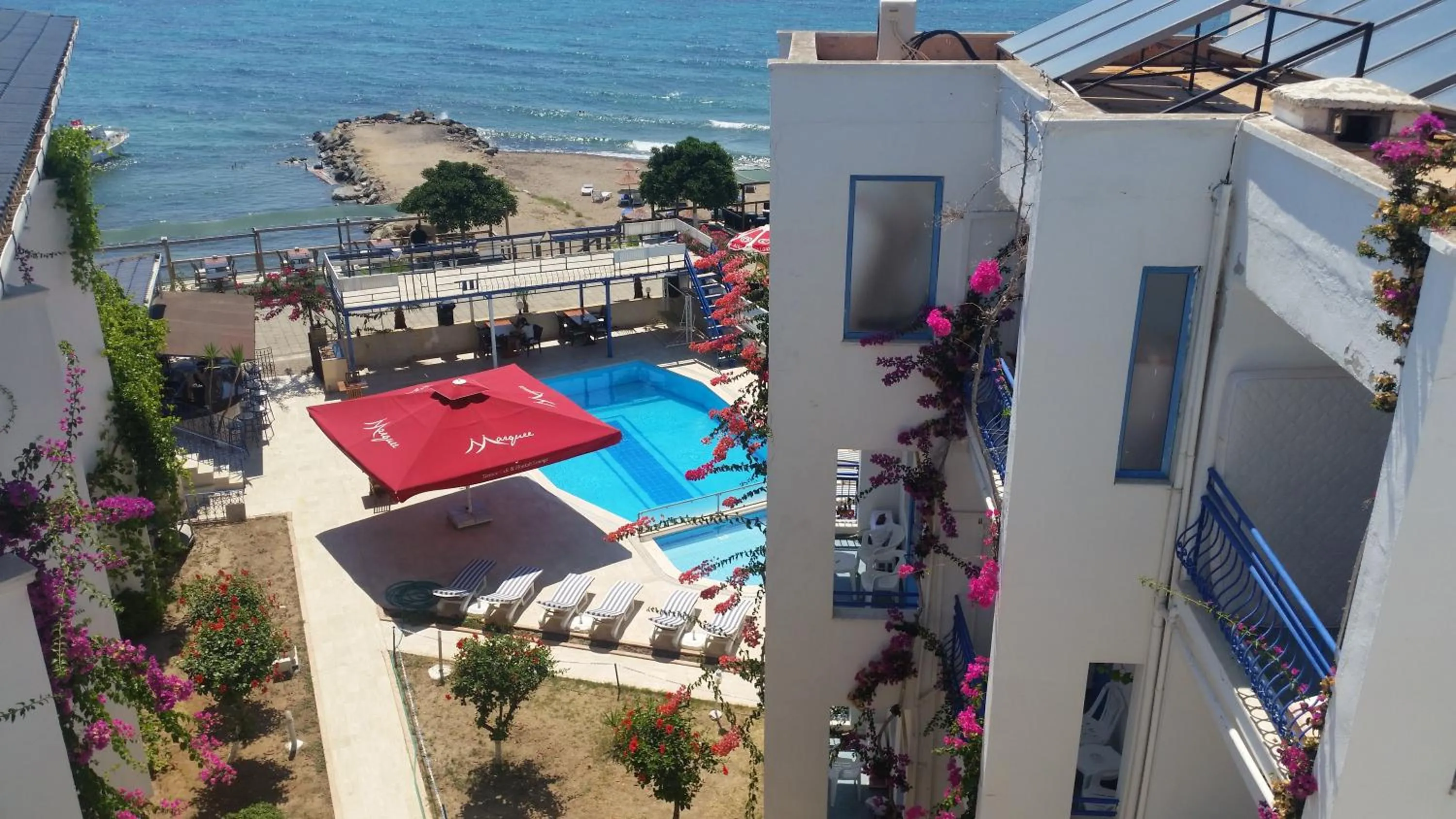 Pool view in One More Day Hotel