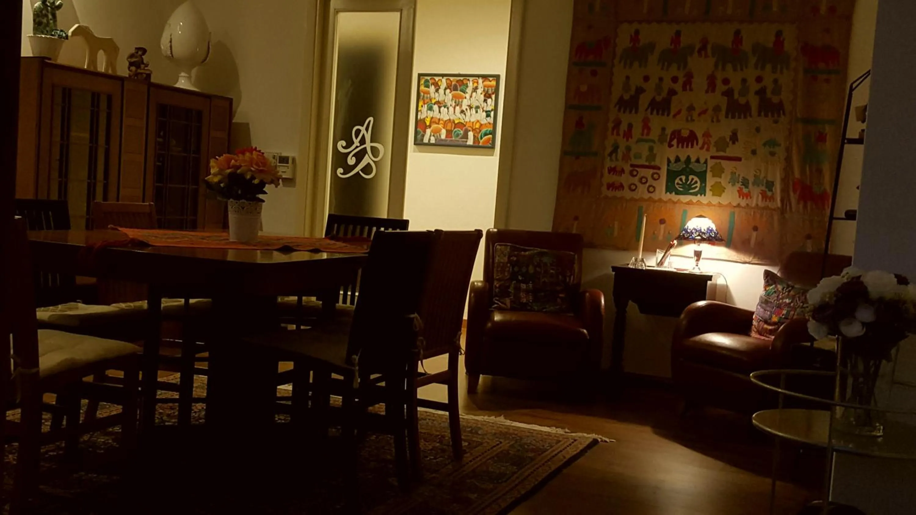 Communal lounge/ TV room in Attico Barocco