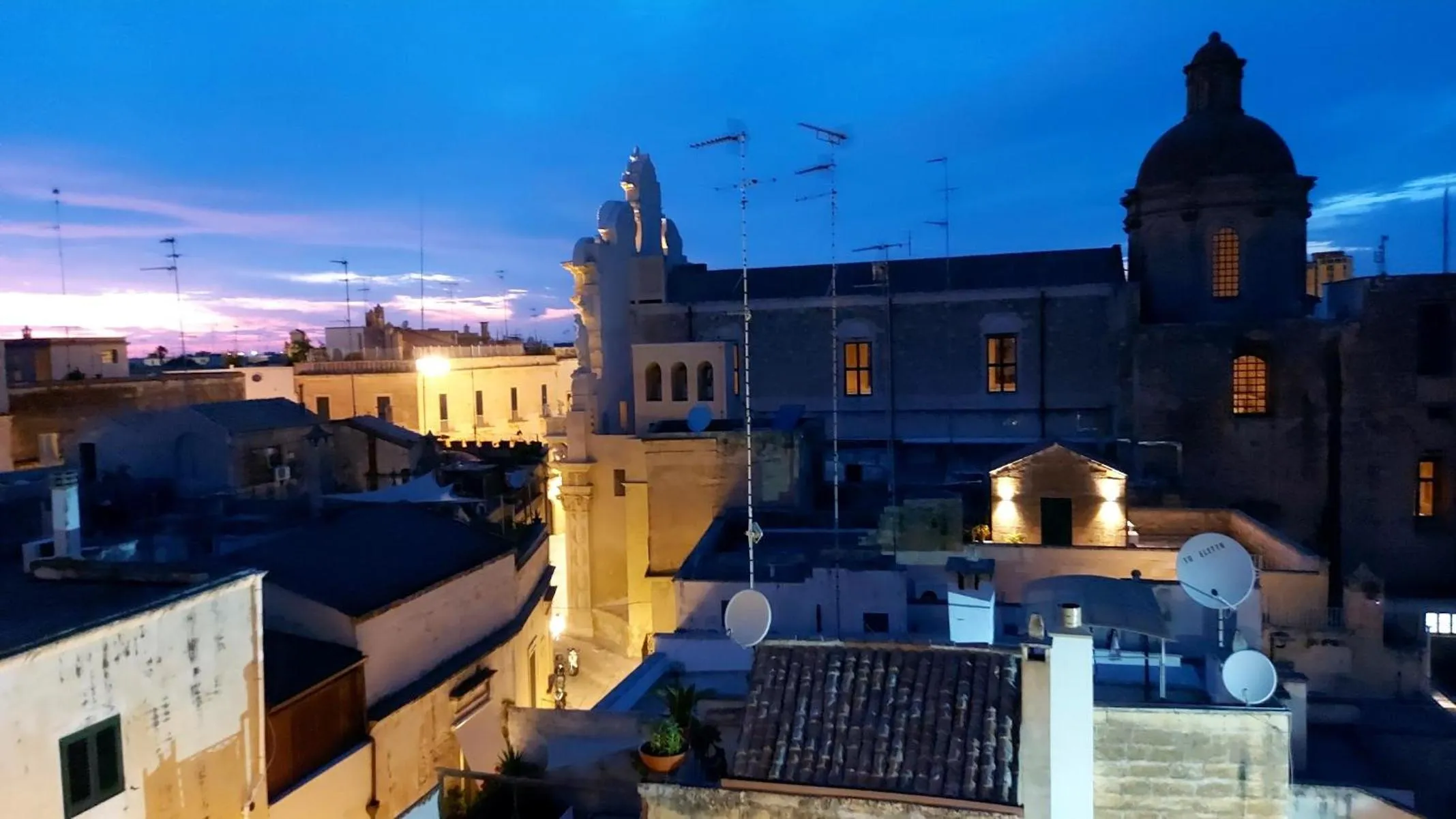 City view in Attico Barocco