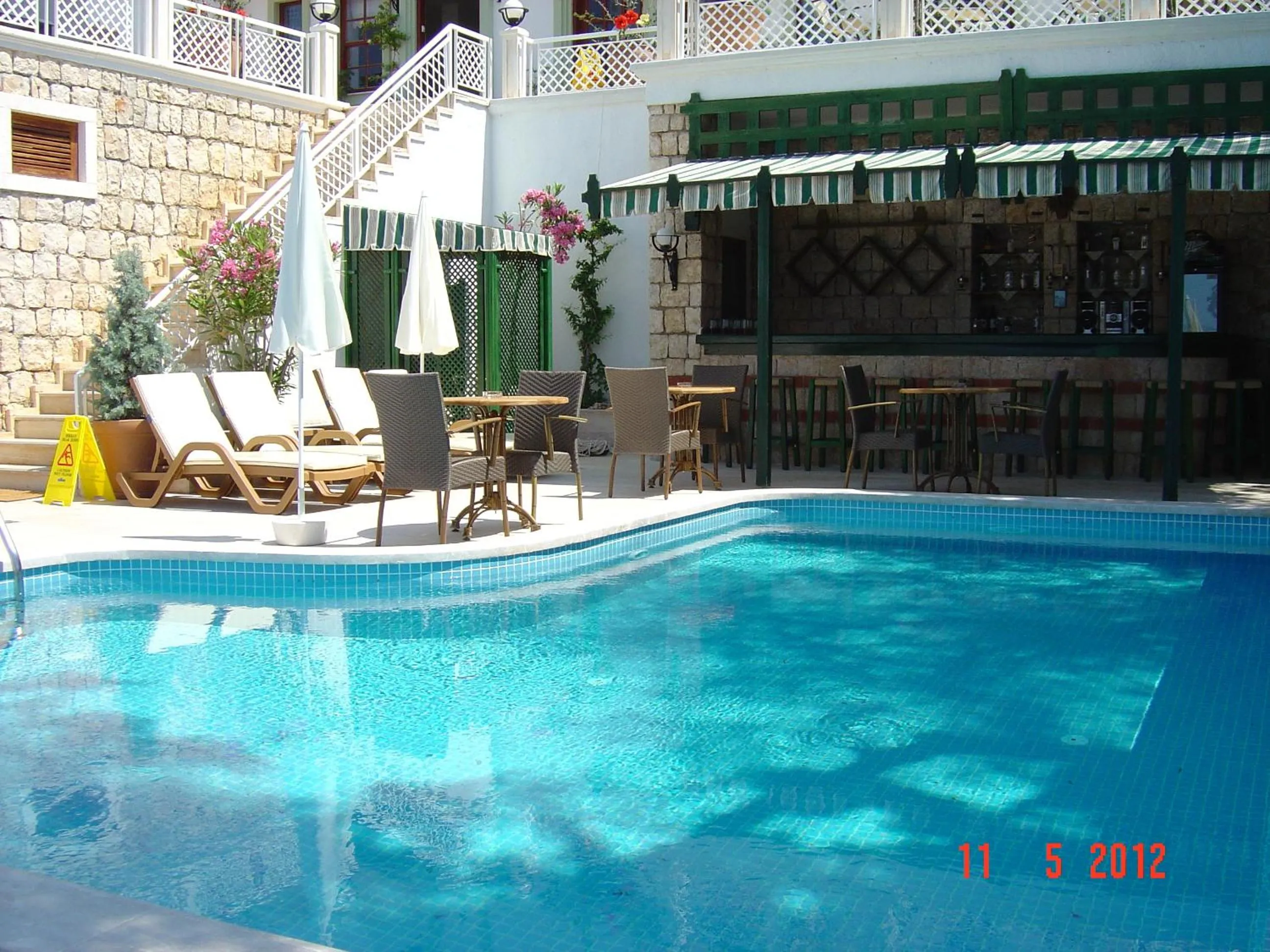 Swimming pool in Medusa Hotel