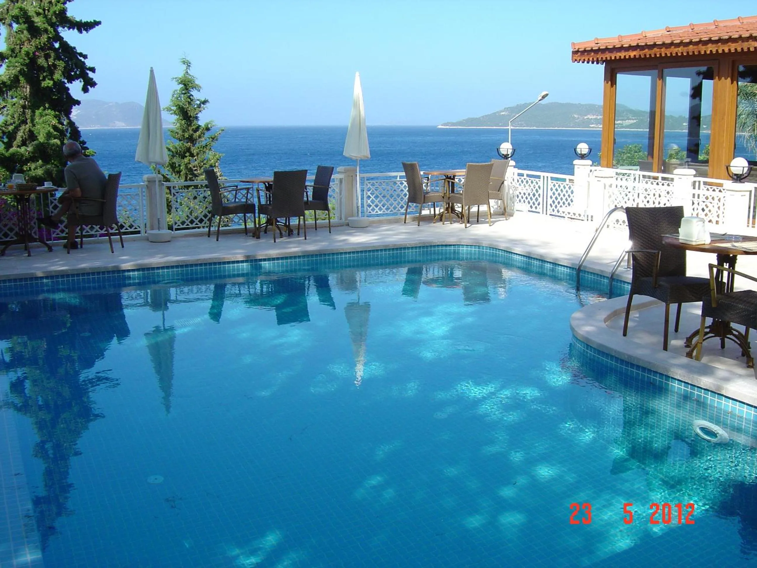 Swimming pool in Medusa Hotel