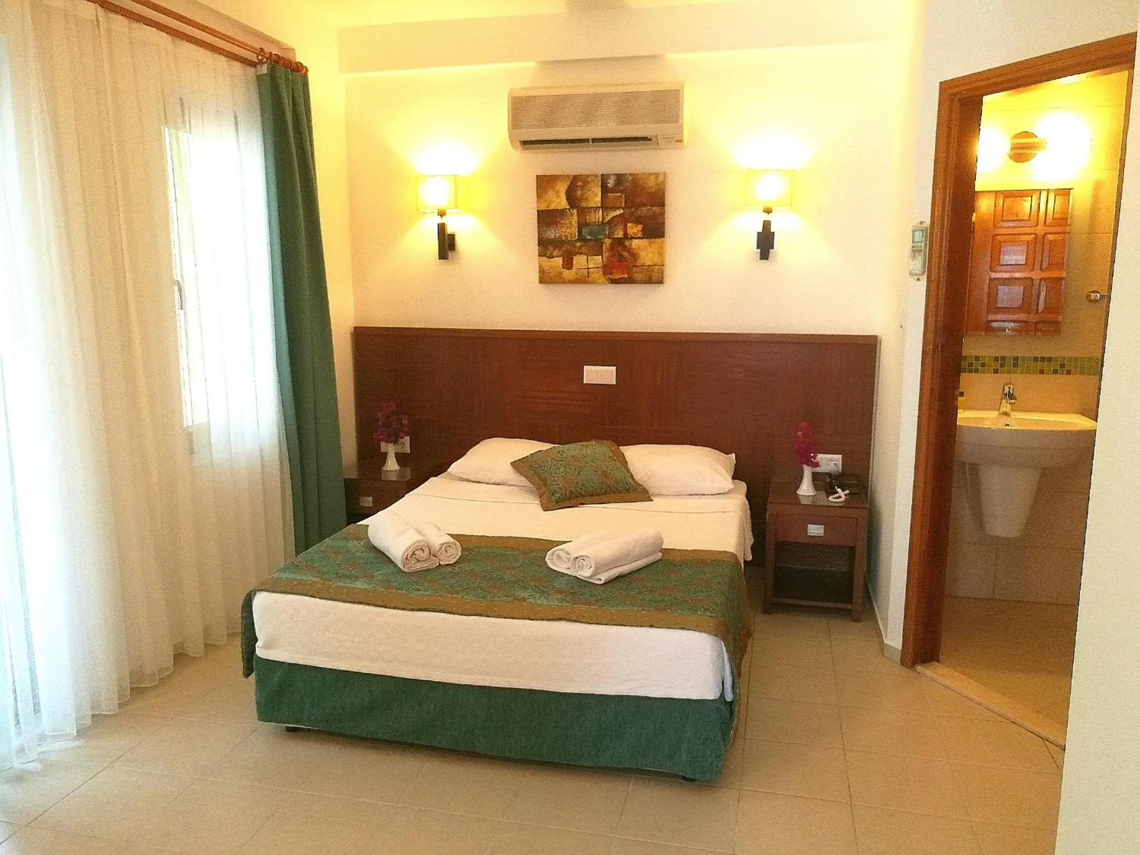 Decorative detail, Bed in Medusa Hotel