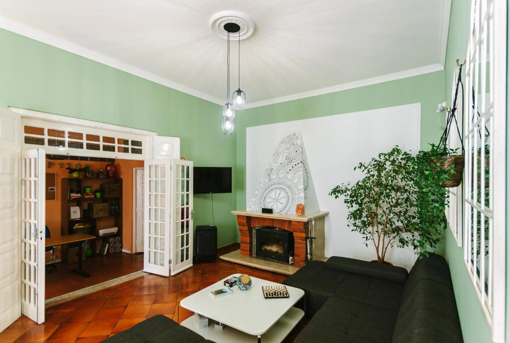 Living room in Eco Ljmonade Hostel