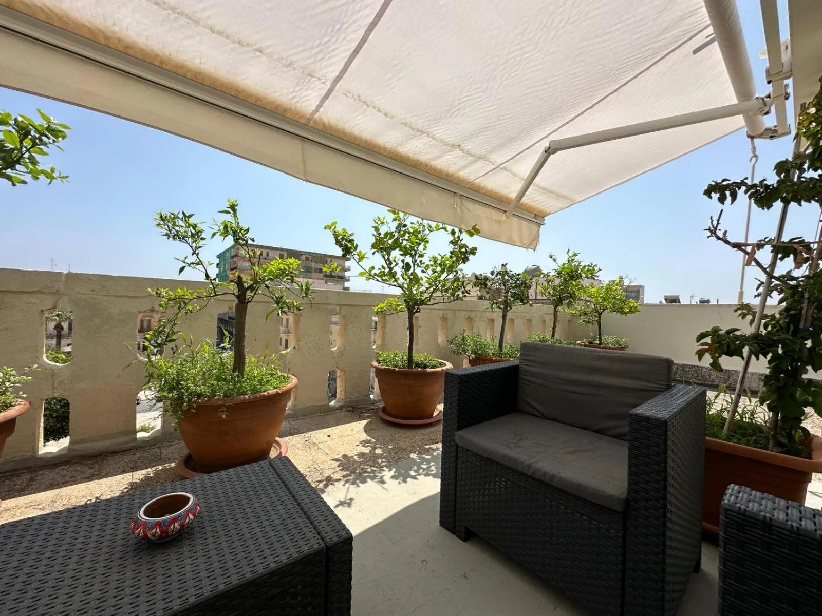 Balcony/Terrace in B&B Albergo Sicilia