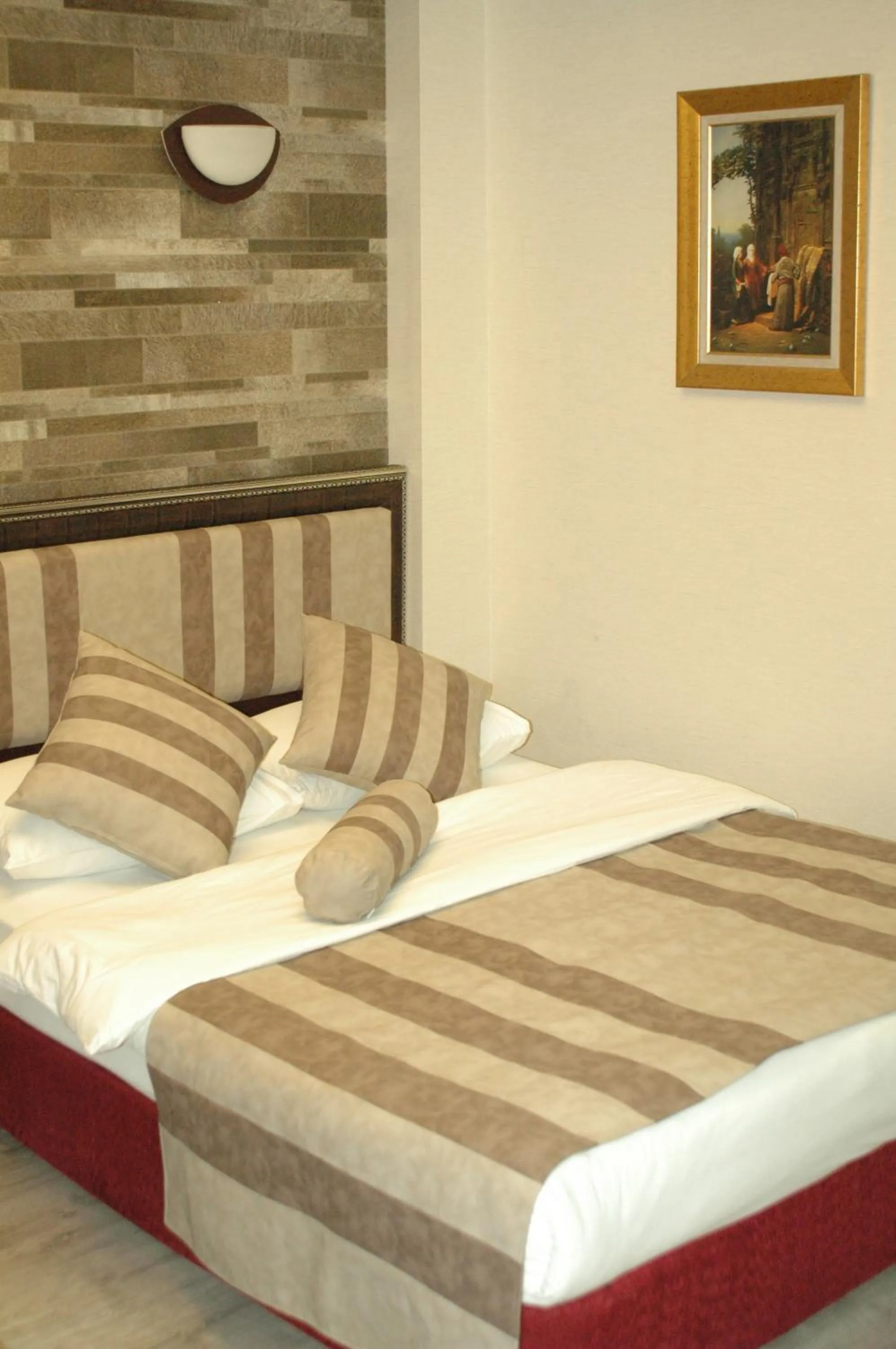 Bed in Konak Saray Hotel