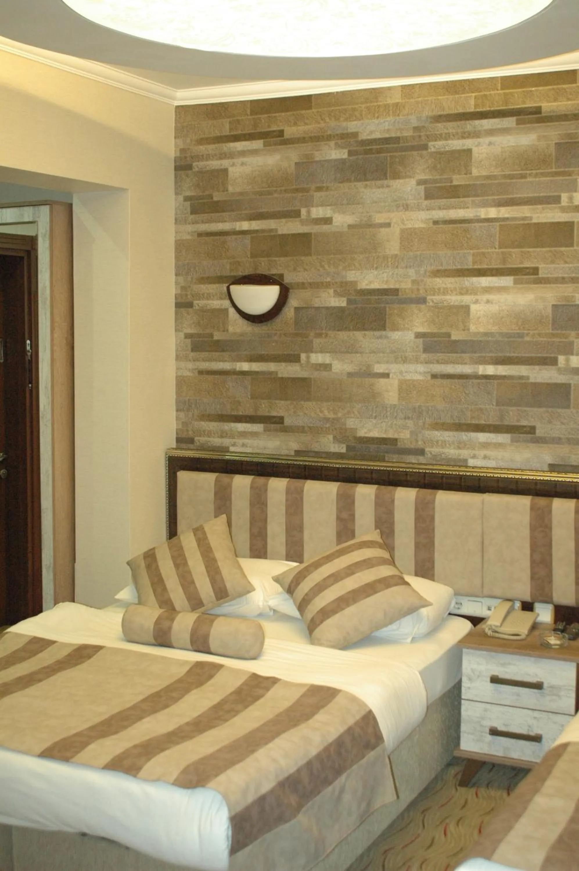 Bed in Konak Saray Hotel