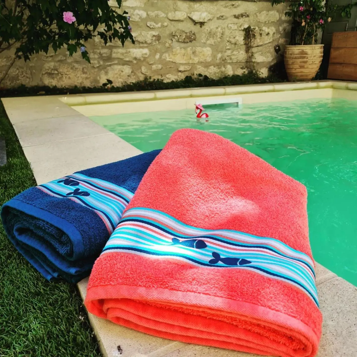 Swimming pool in H2o Chambres d'Hôtes