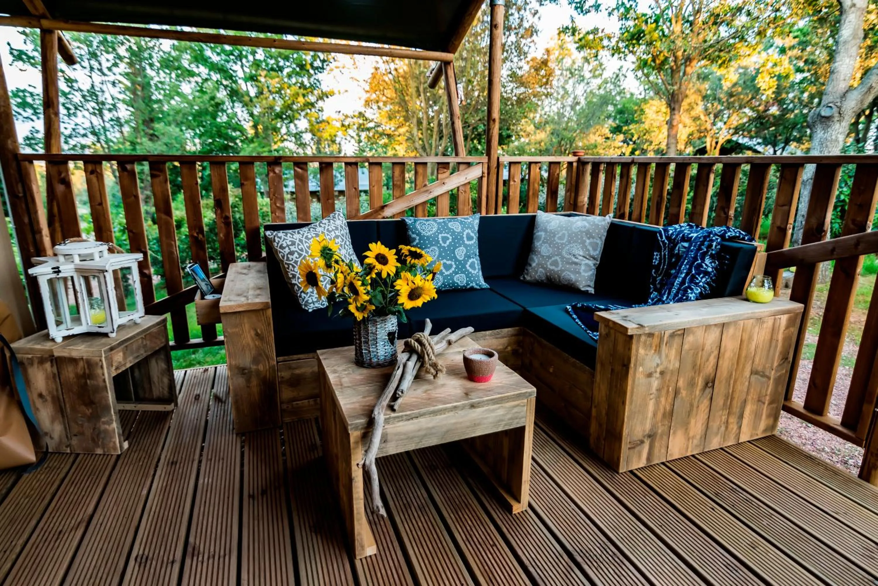 Patio in Glamping Tenuta Poggio Rosso