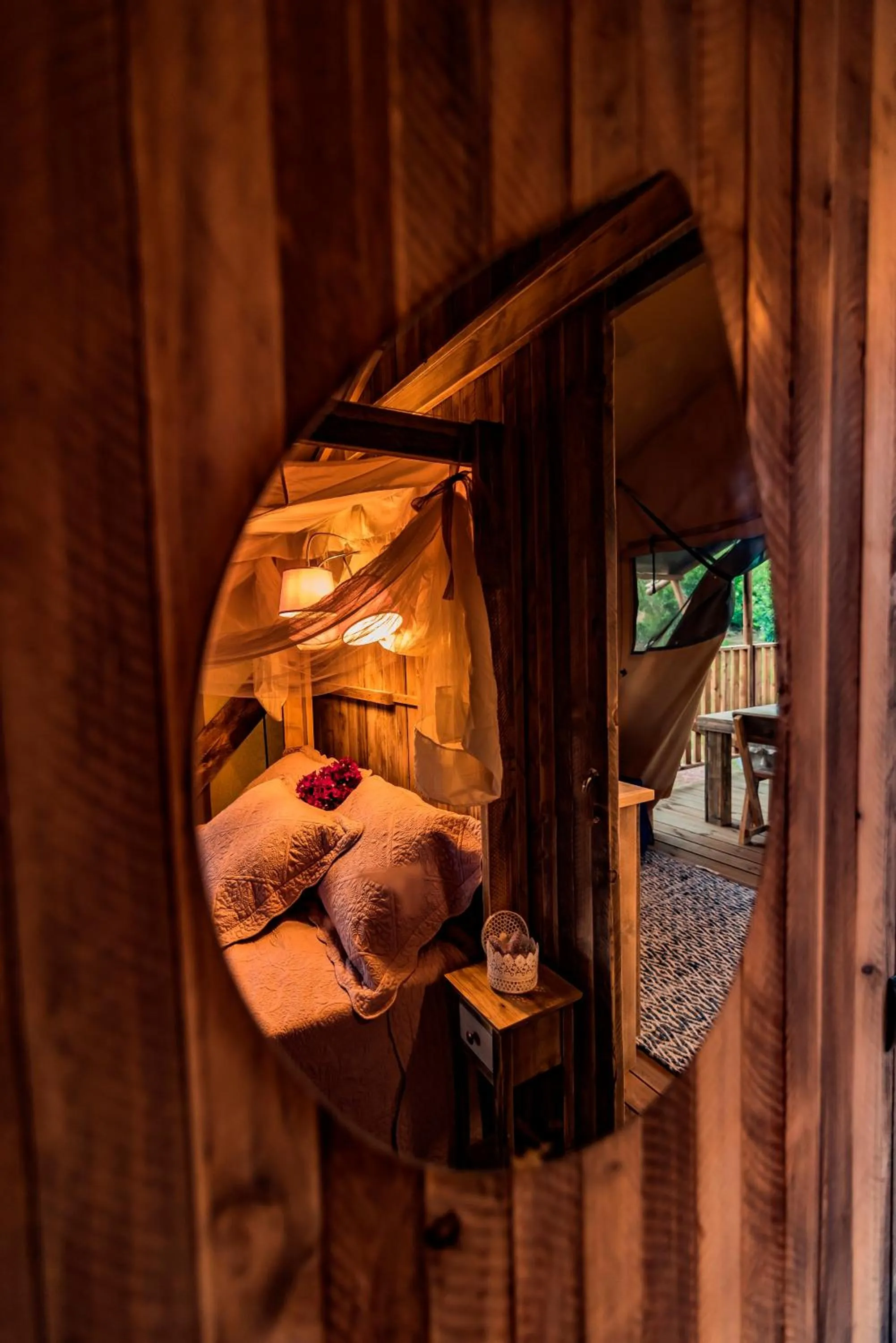 Decorative detail in Glamping Tenuta Poggio Rosso