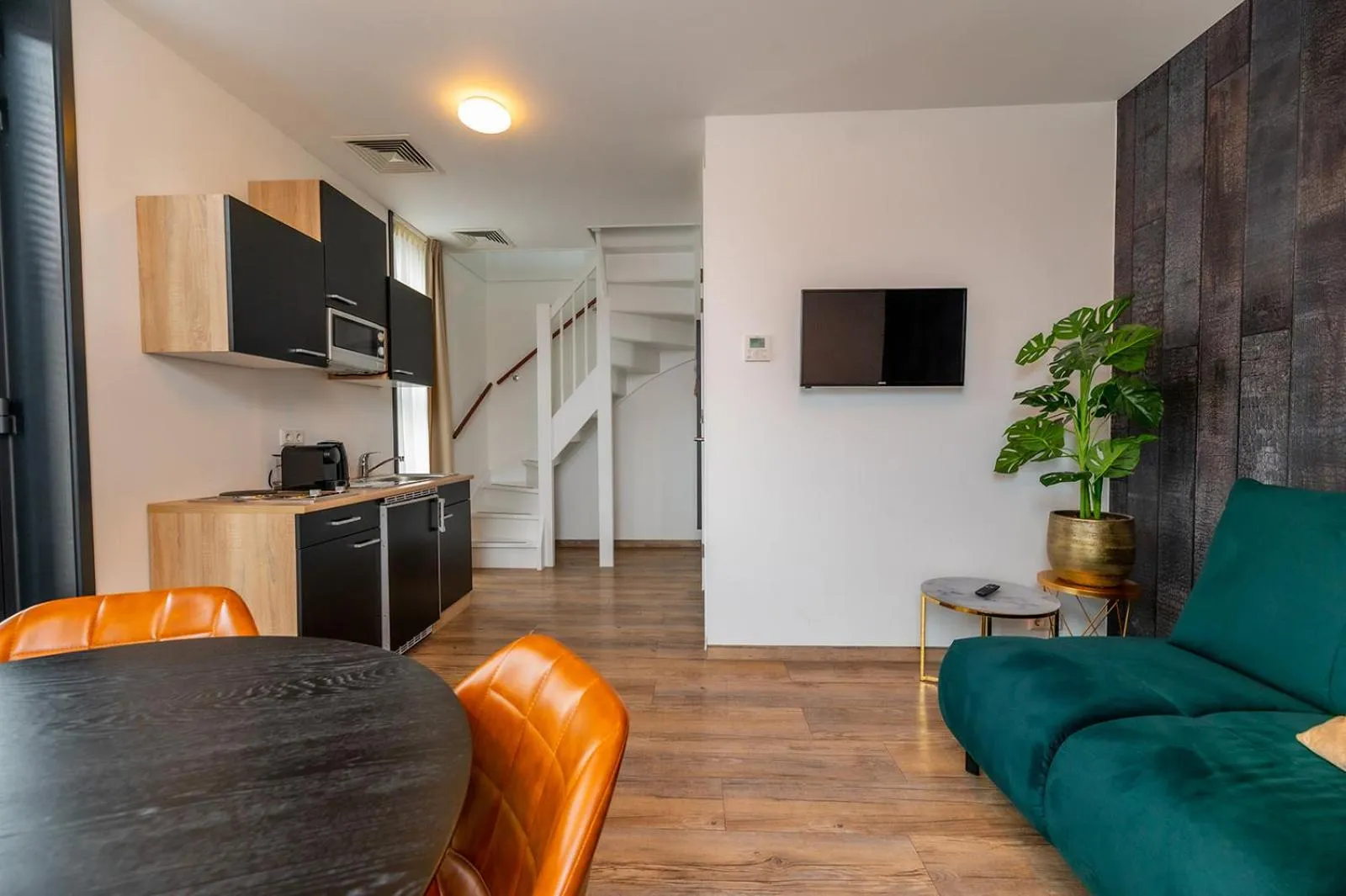 Kitchen or kitchenette in Hotel Bru