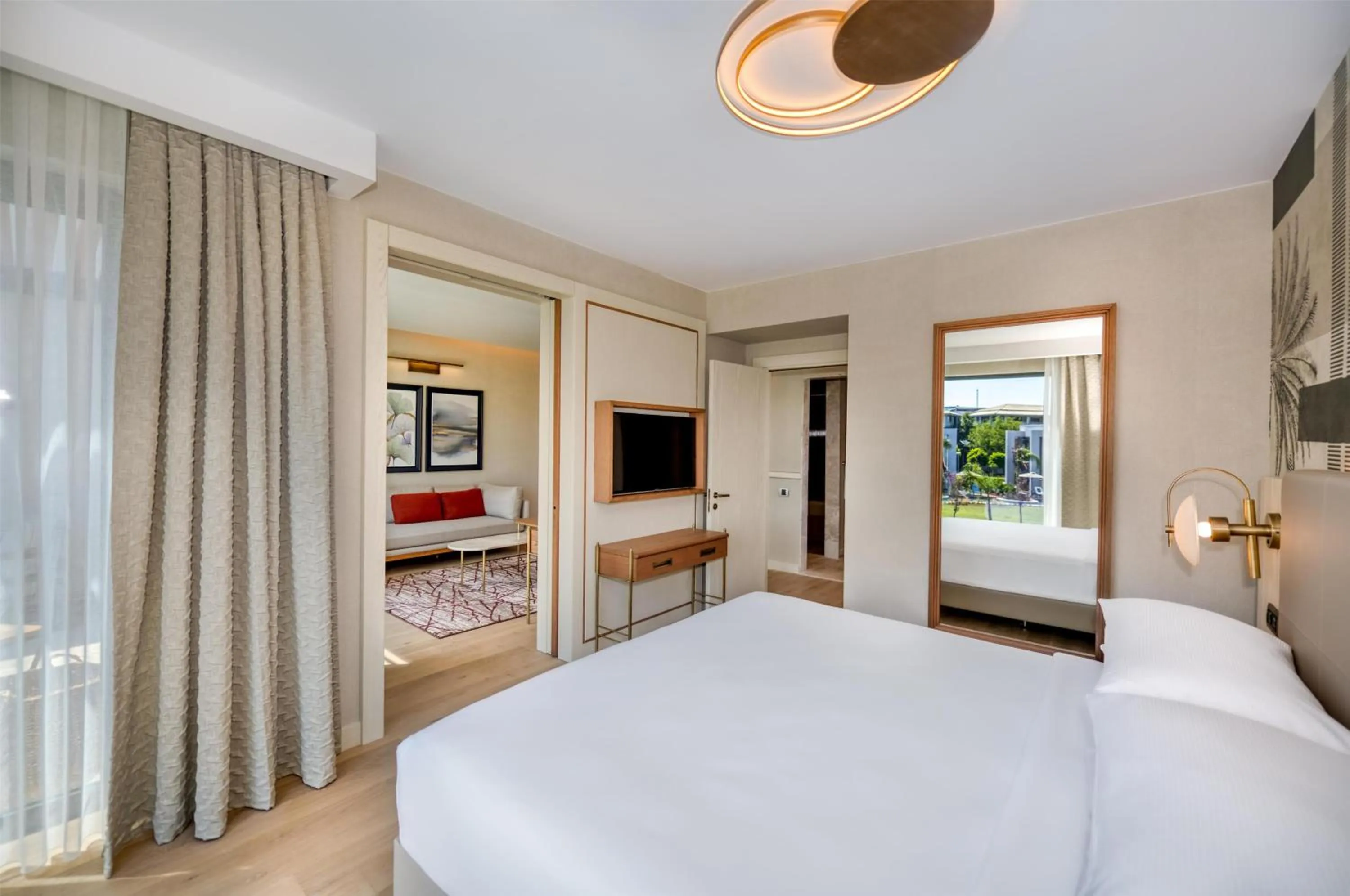 Living room, Bed in Hilton Dalaman Sarigerme Resort & Spa
