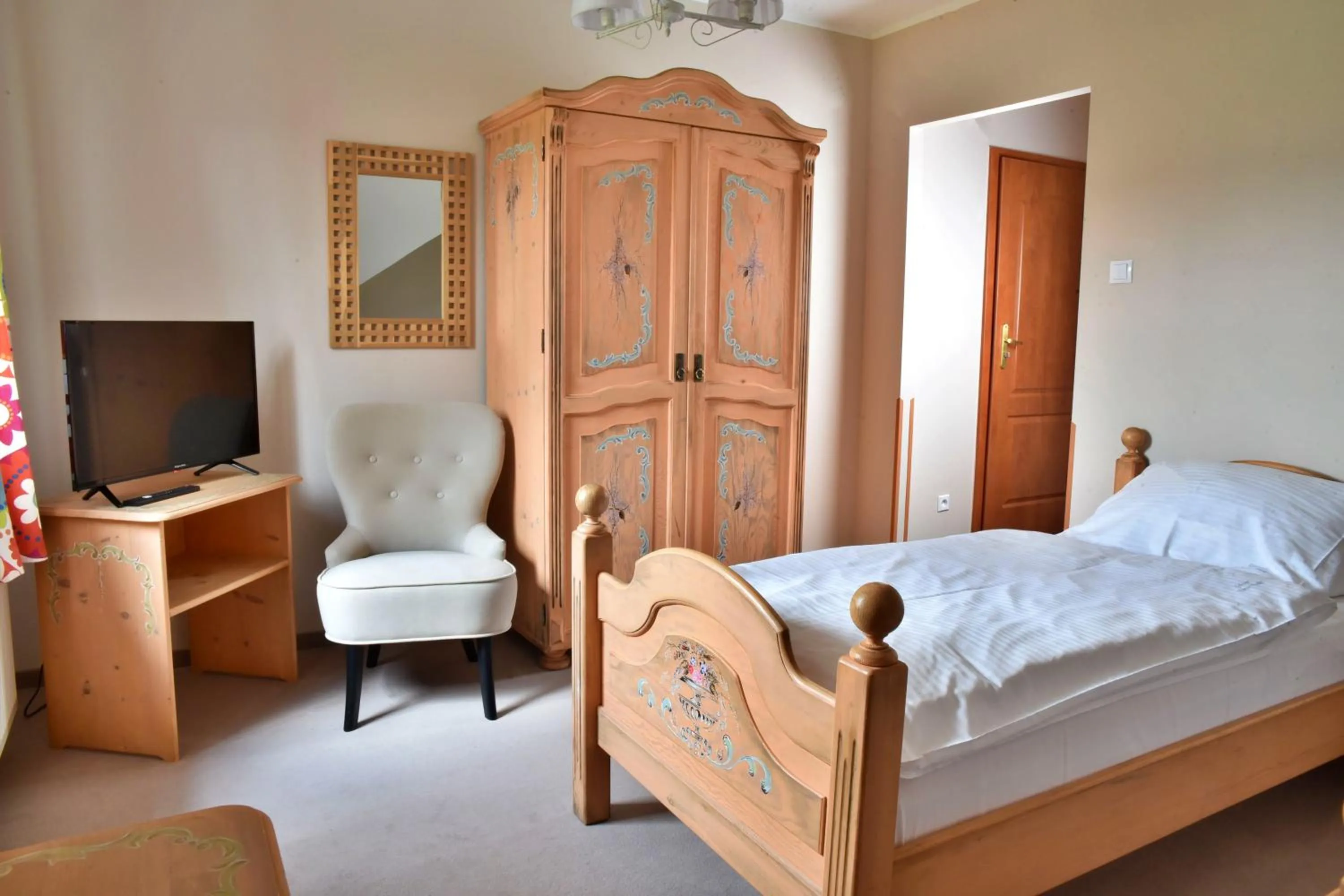 Bed in Gościniec Nowa Wioska