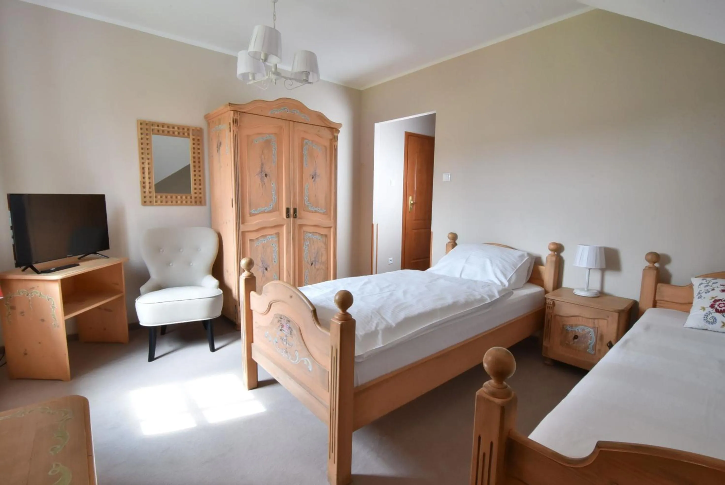 Bed in Gościniec Nowa Wioska