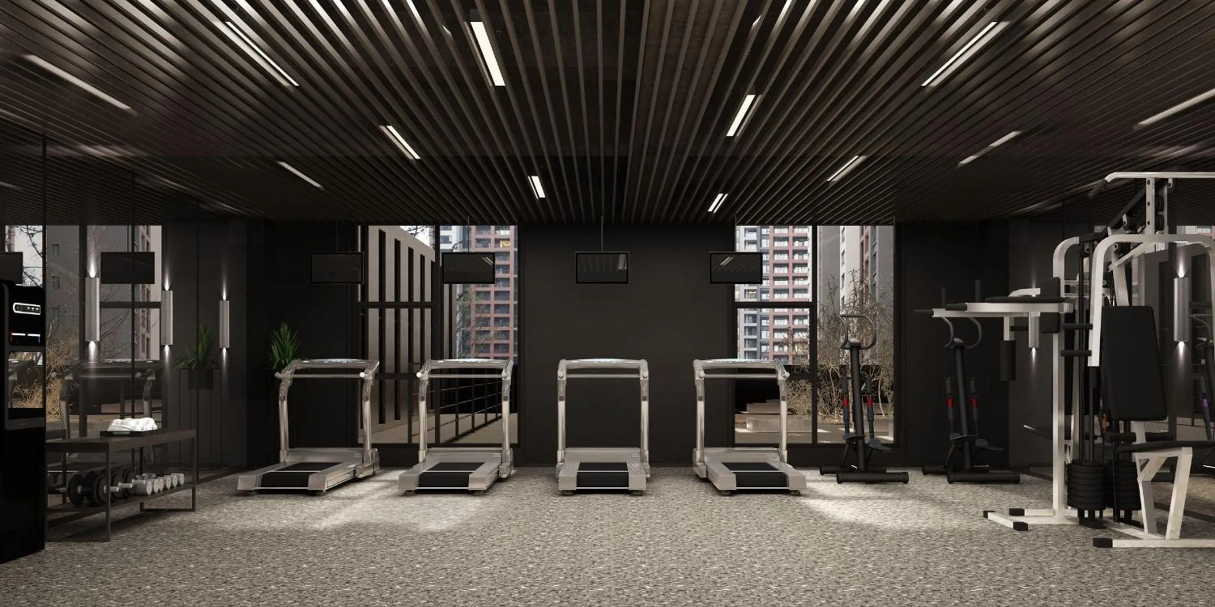 Fitness centre/facilities in Eastern House Xi'an