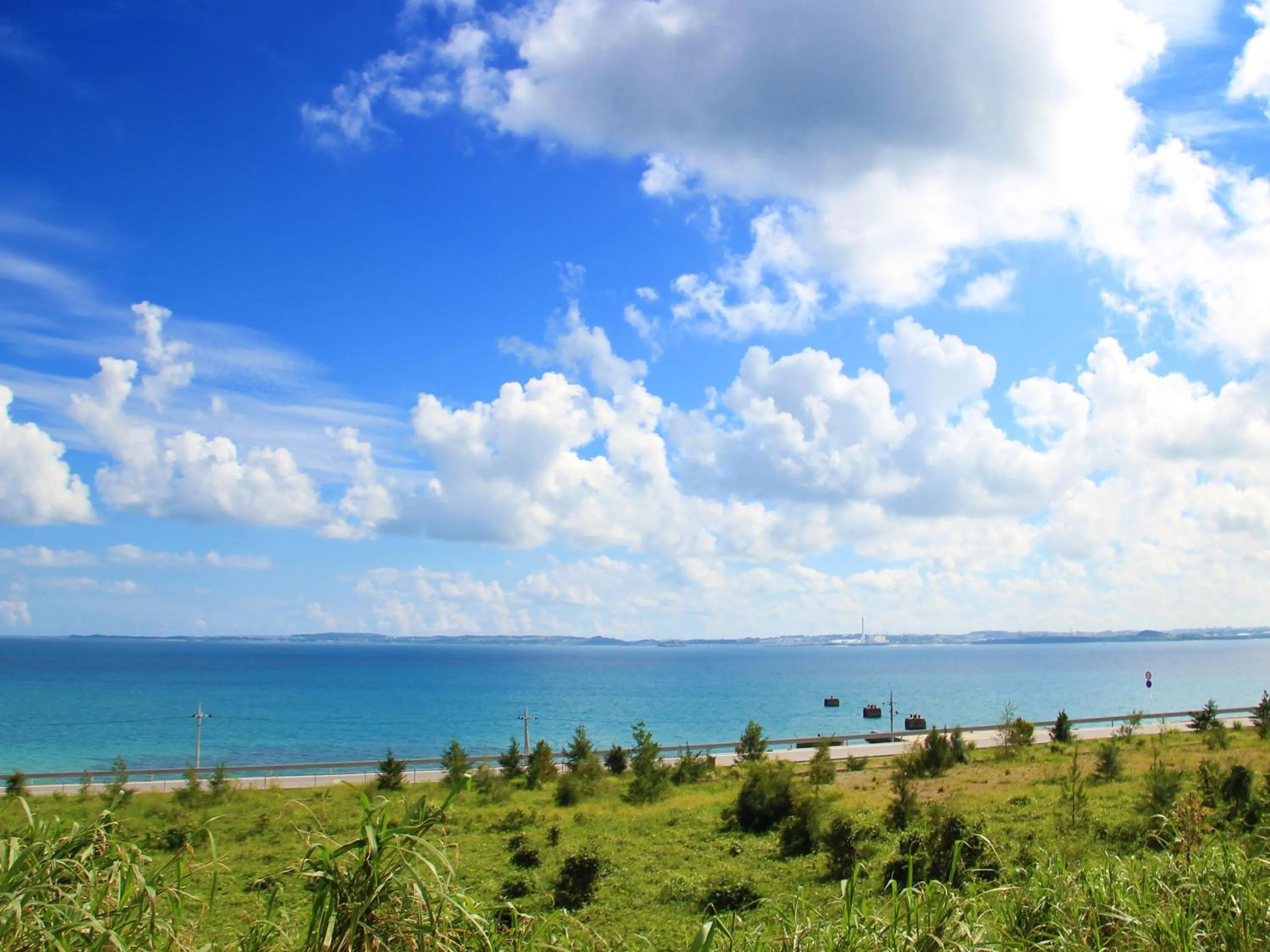 Sea view in Kariyushi Condominium Ocean Hills Chouraku Stay