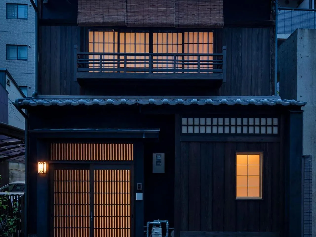 Facade/entrance in Natsume an Machiya House
