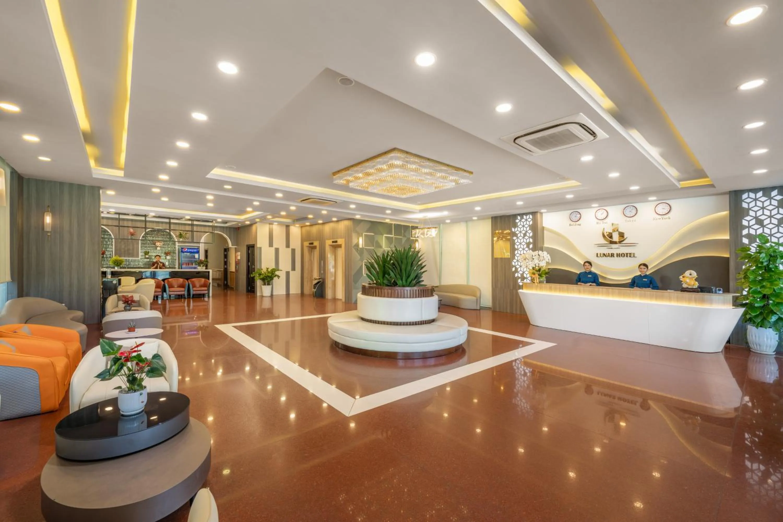 Lobby or reception in Golden Sea 3 Hotel