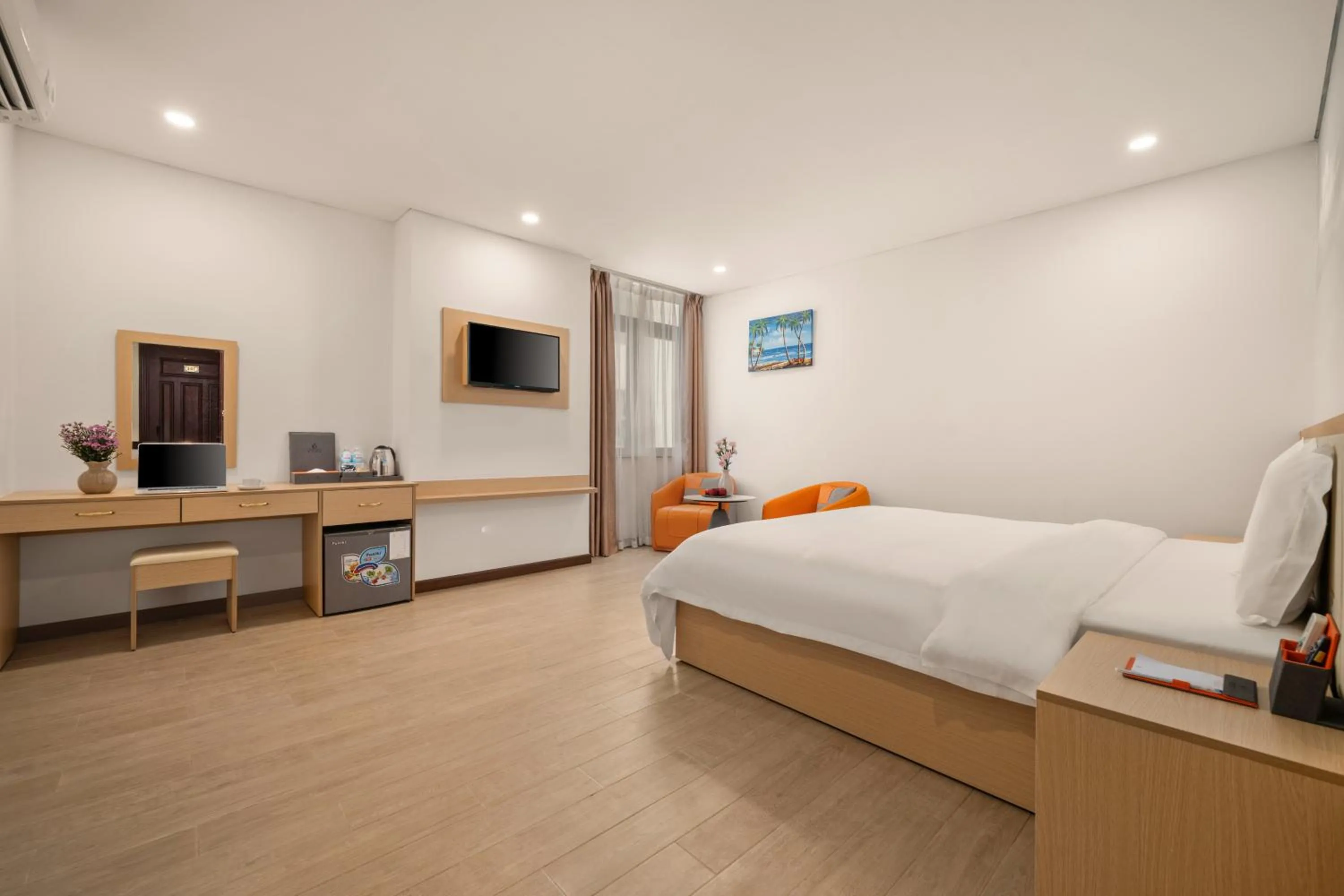 Bed in Golden Sea 3 Hotel