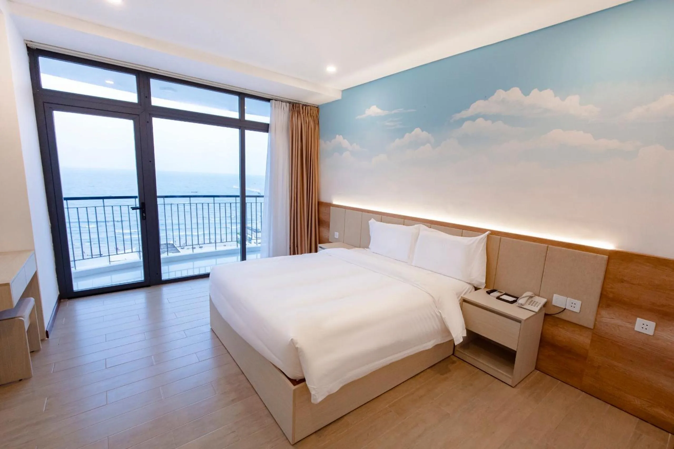 Bed in Golden Sea 3 Hotel