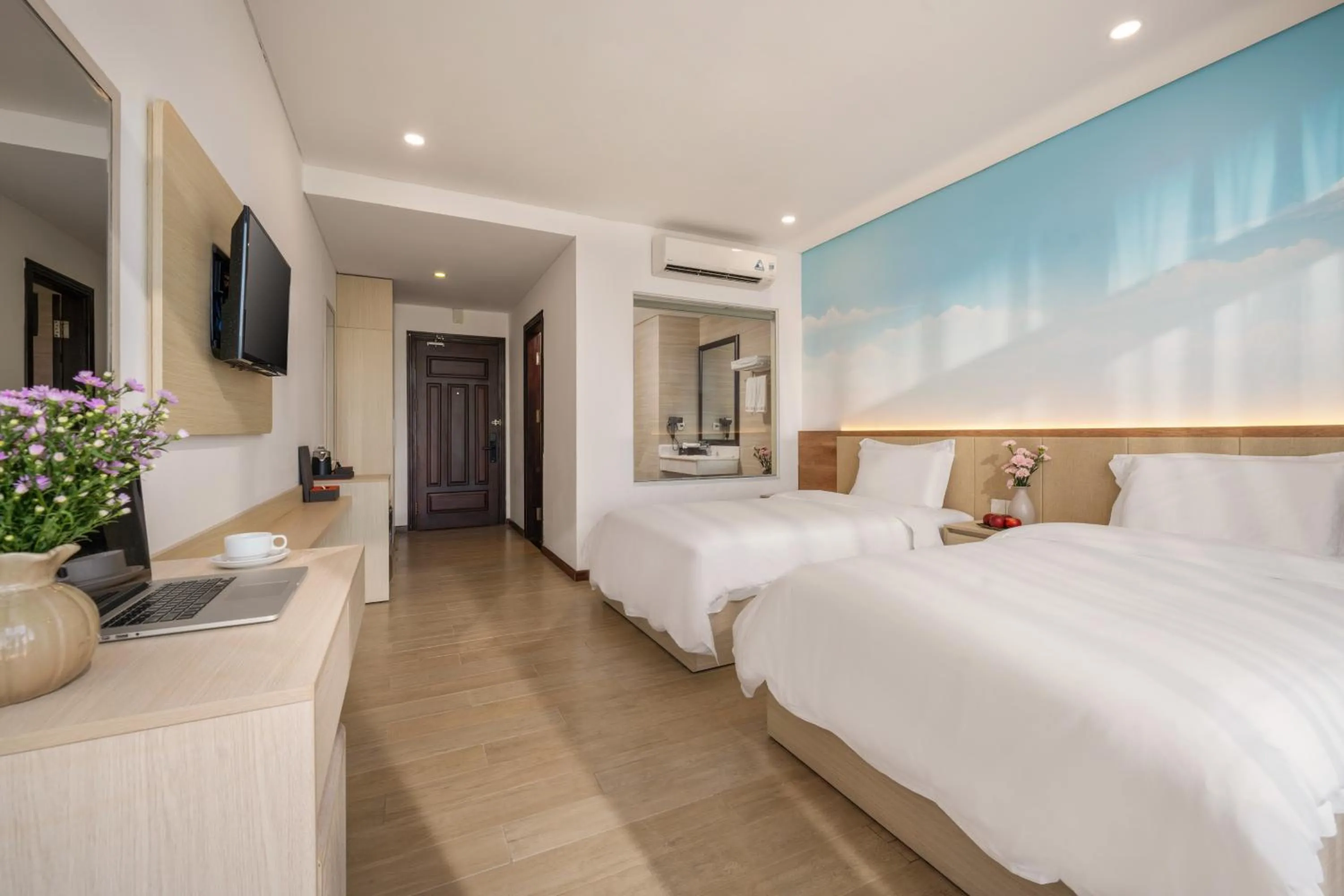 Bed in Golden Sea 3 Hotel