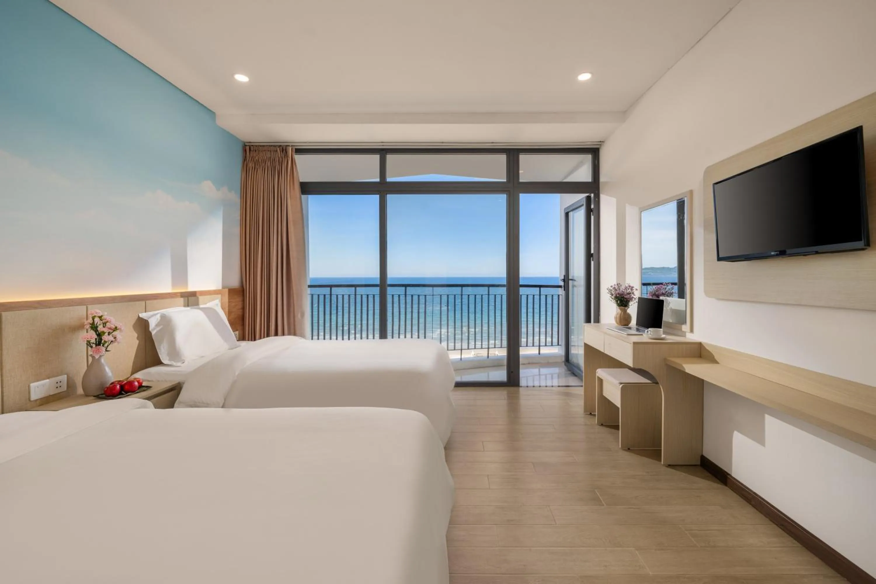 Bed in Golden Sea 3 Hotel