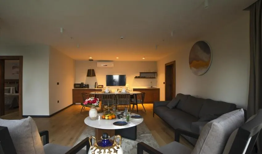 Kitchen or kitchenette in Duja Bodrum