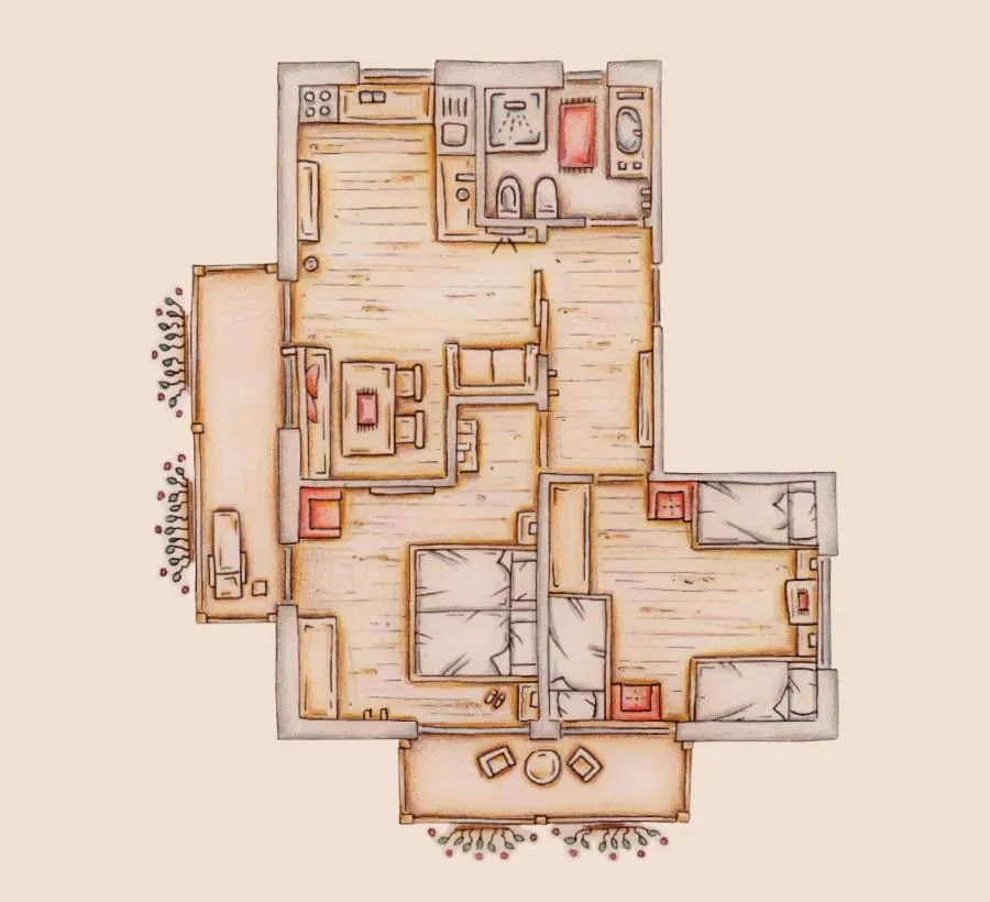 Photo of the whole room in Spanglerhaus