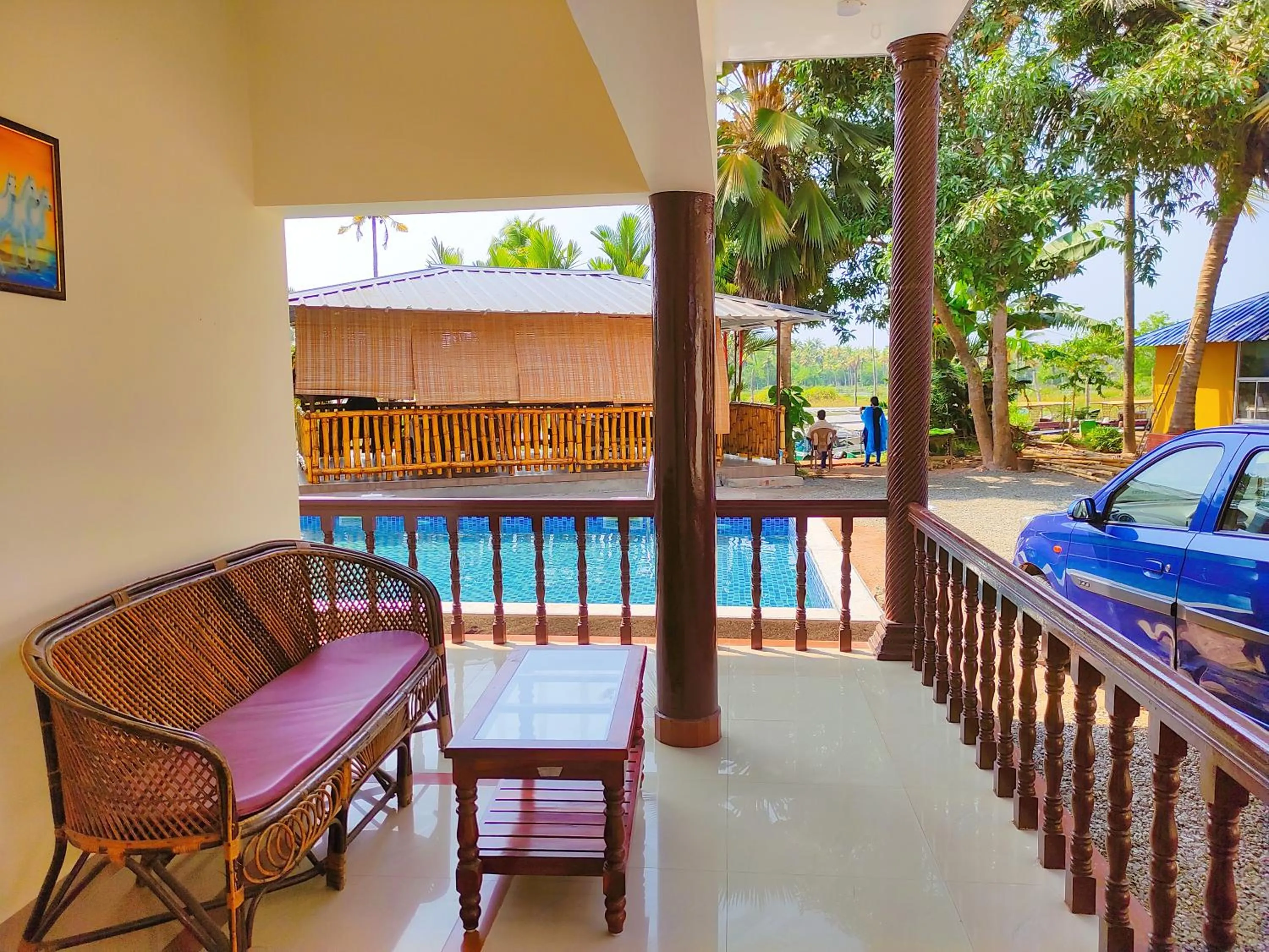 Balcony/Terrace in Kayaloram Resort