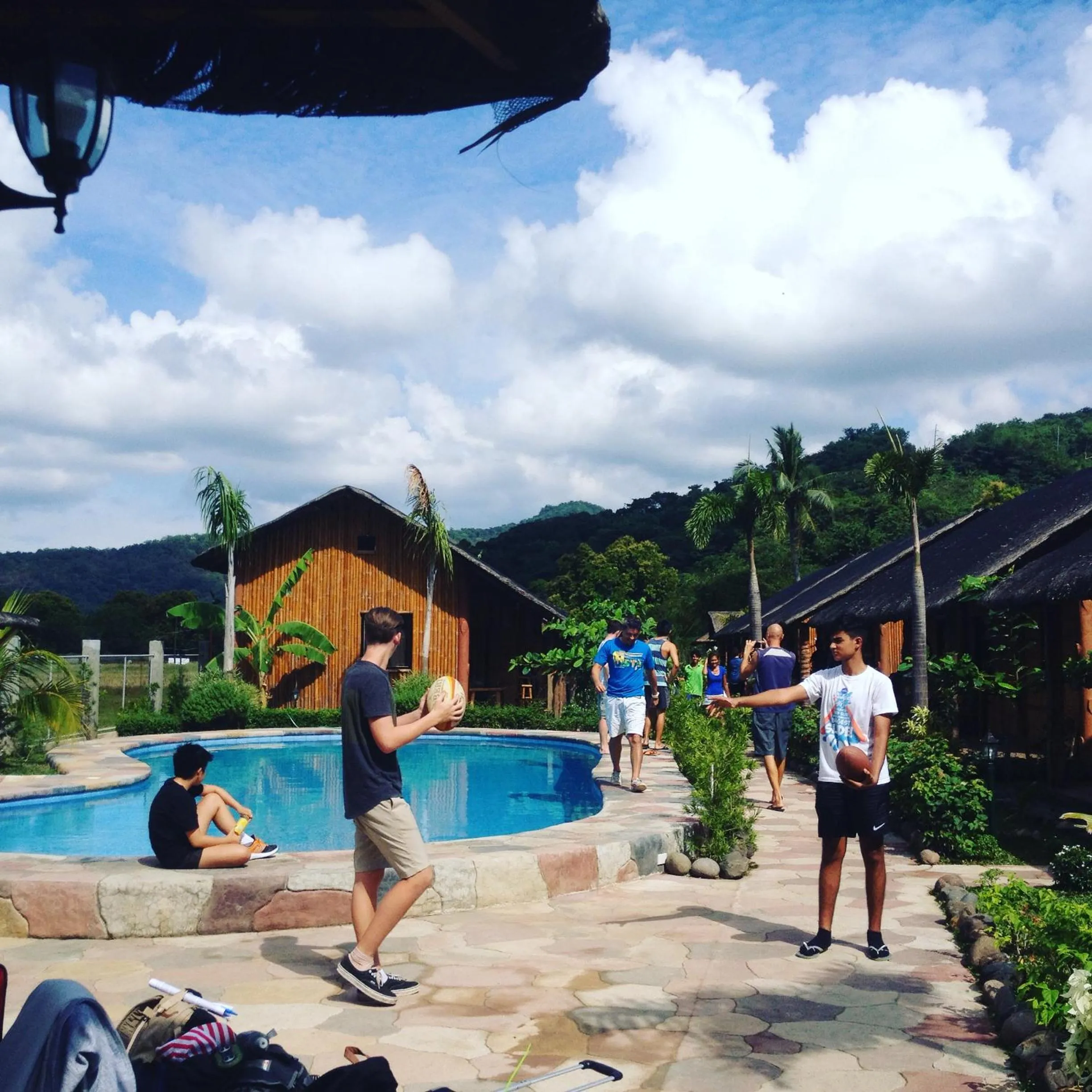 group of guests in Calayo Beach Resort