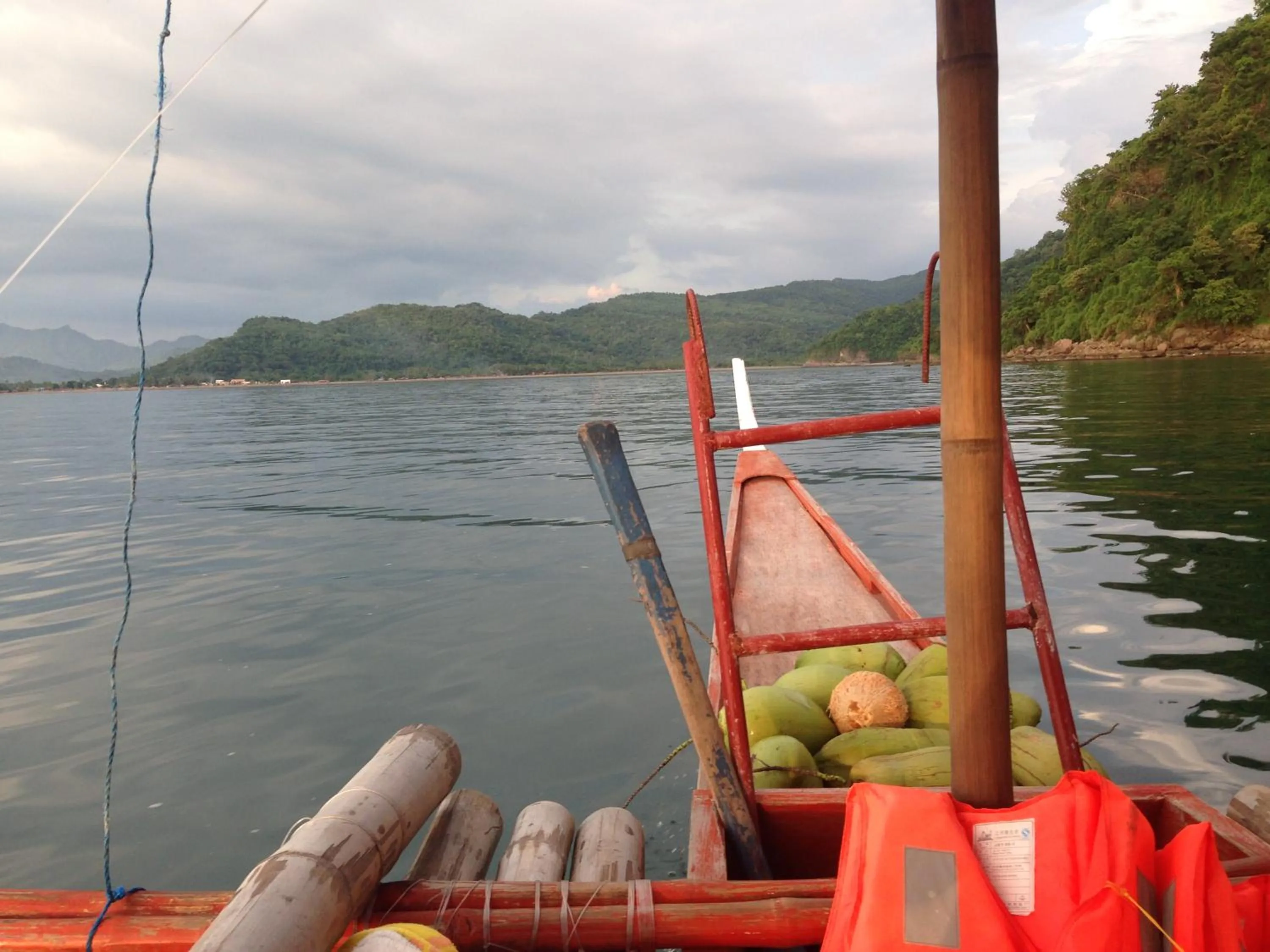 Natural landscape in Calayo Beach Resort