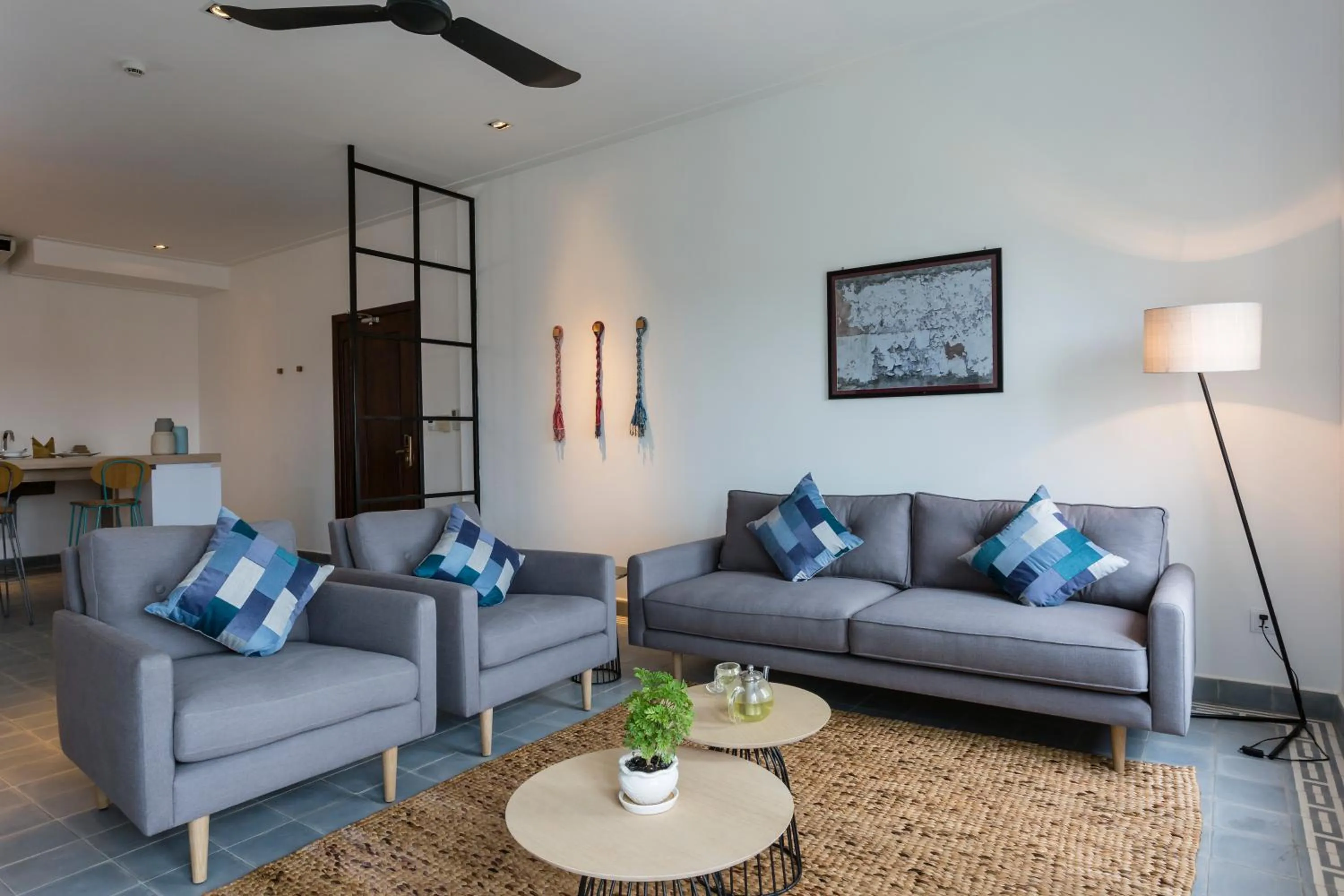 Living room in Boutique Kampot Hotel