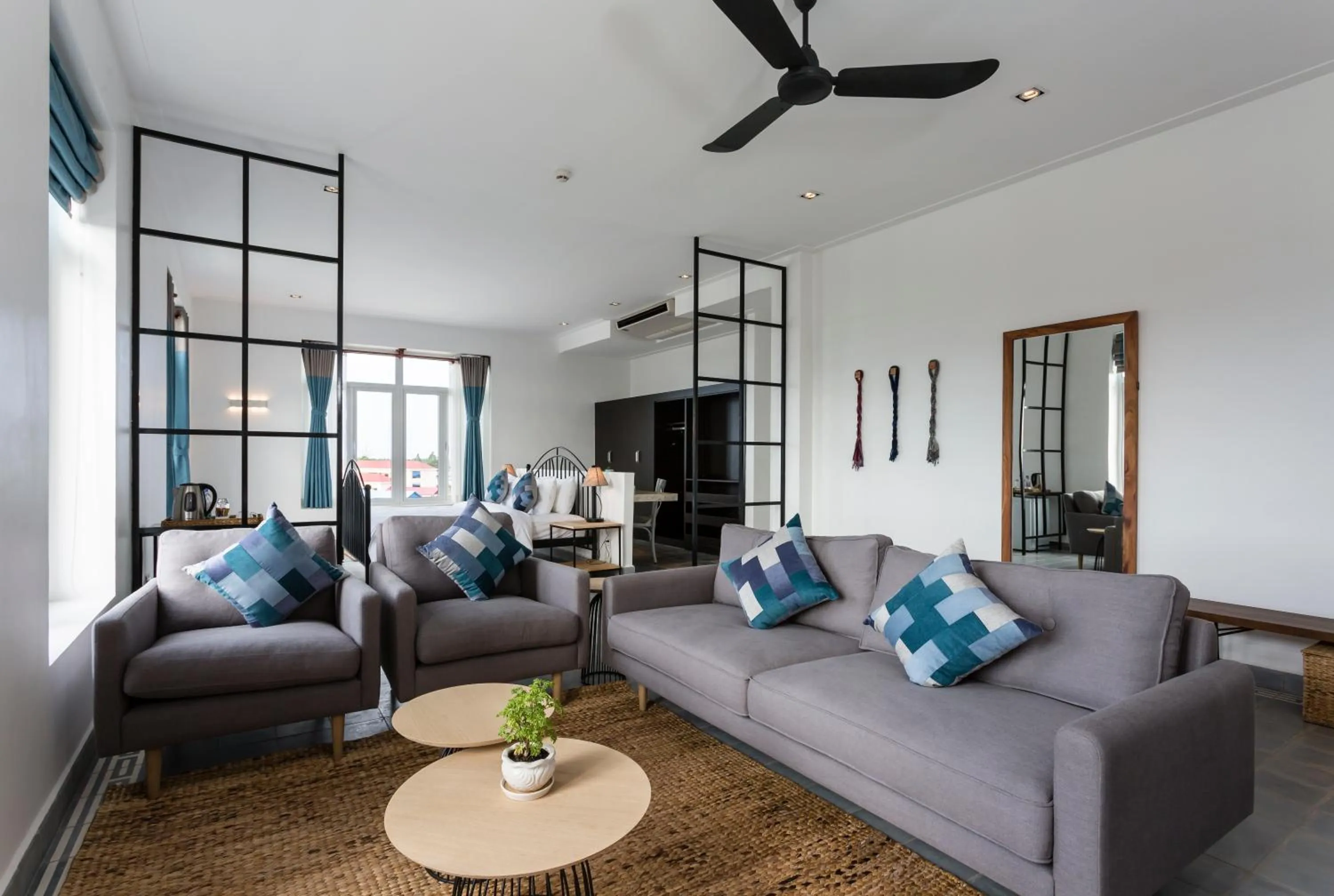 Living room in Boutique Kampot Hotel