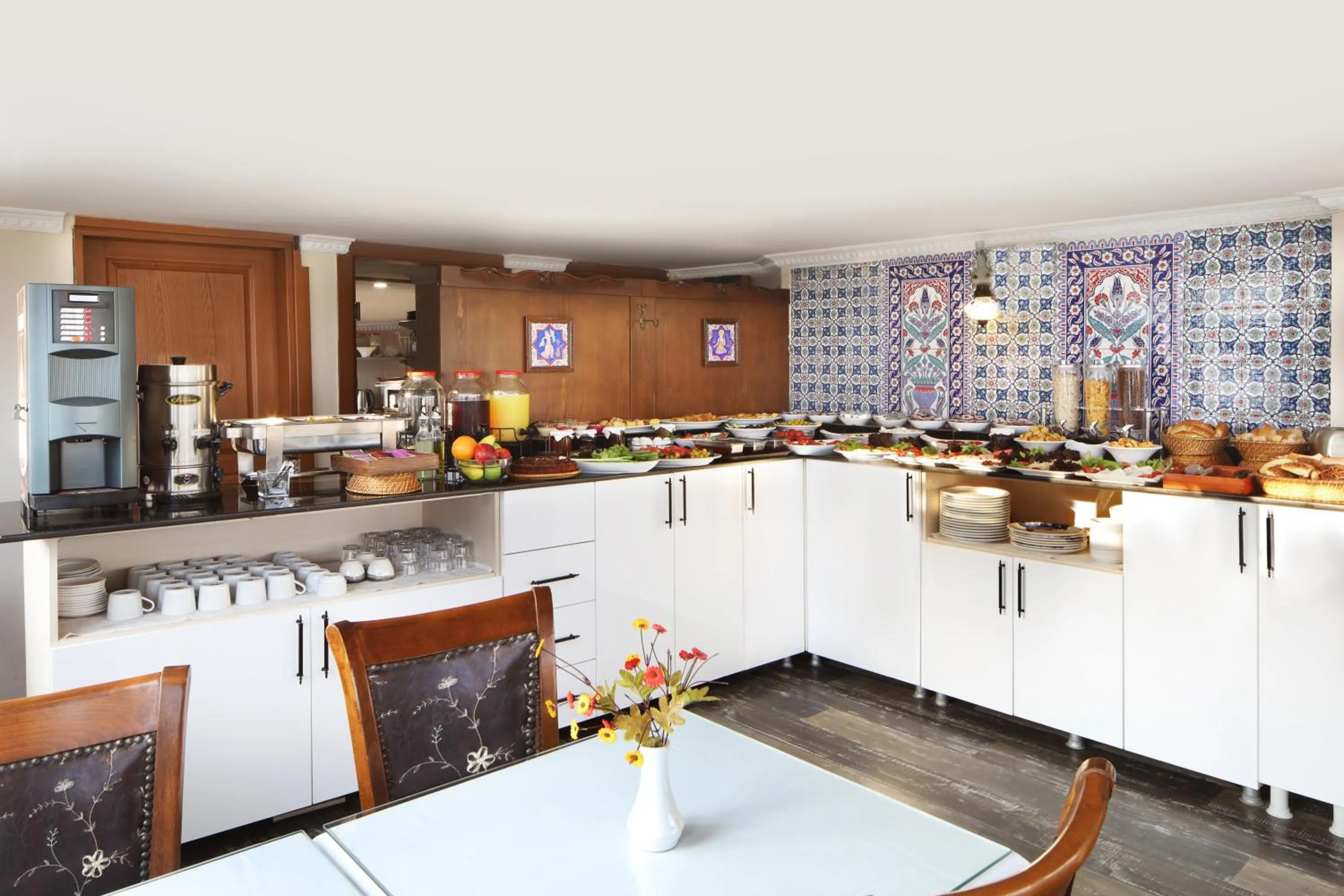 Buffet breakfast in Aldem Hotel