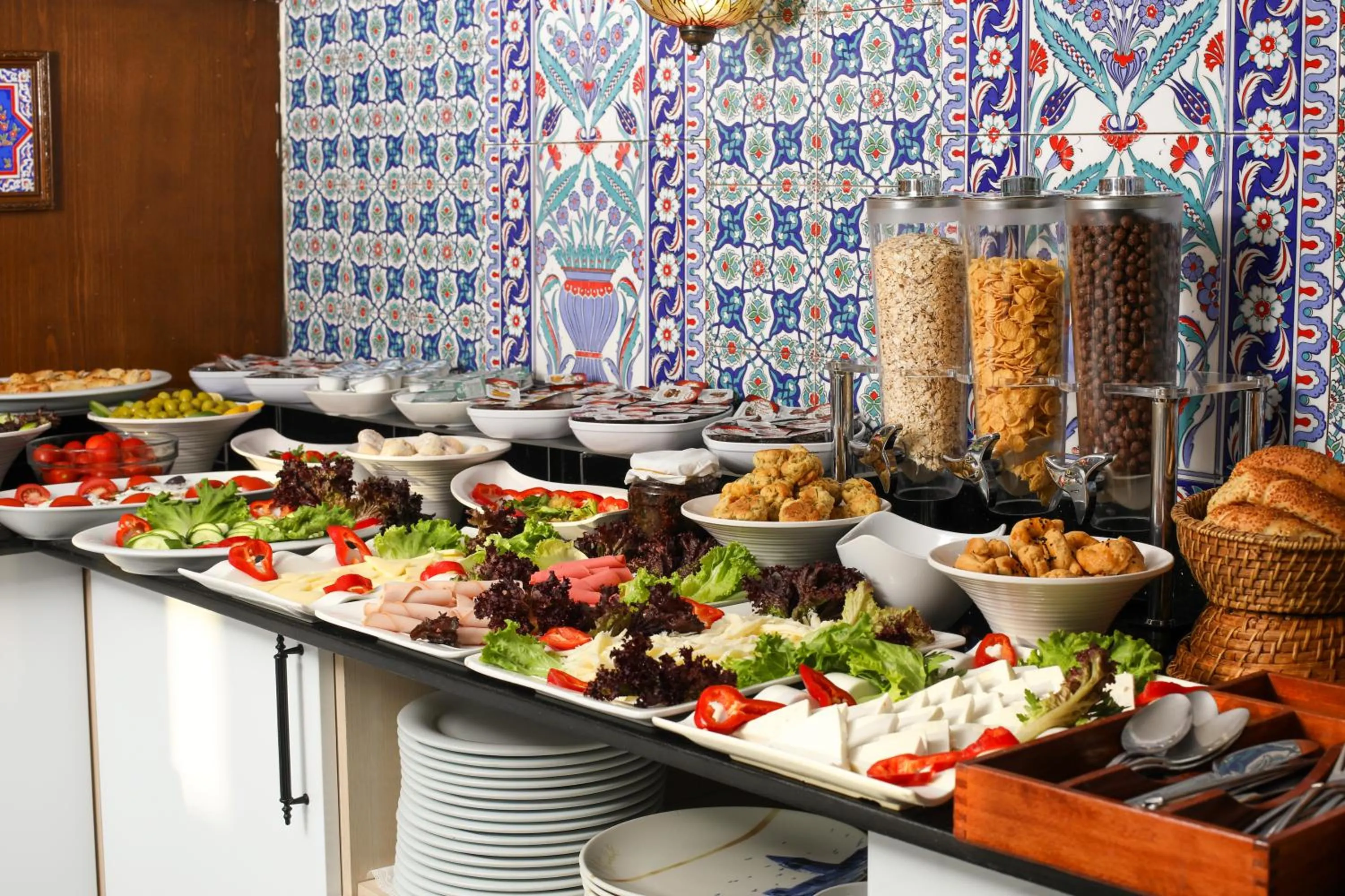 Buffet breakfast in Aldem Hotel