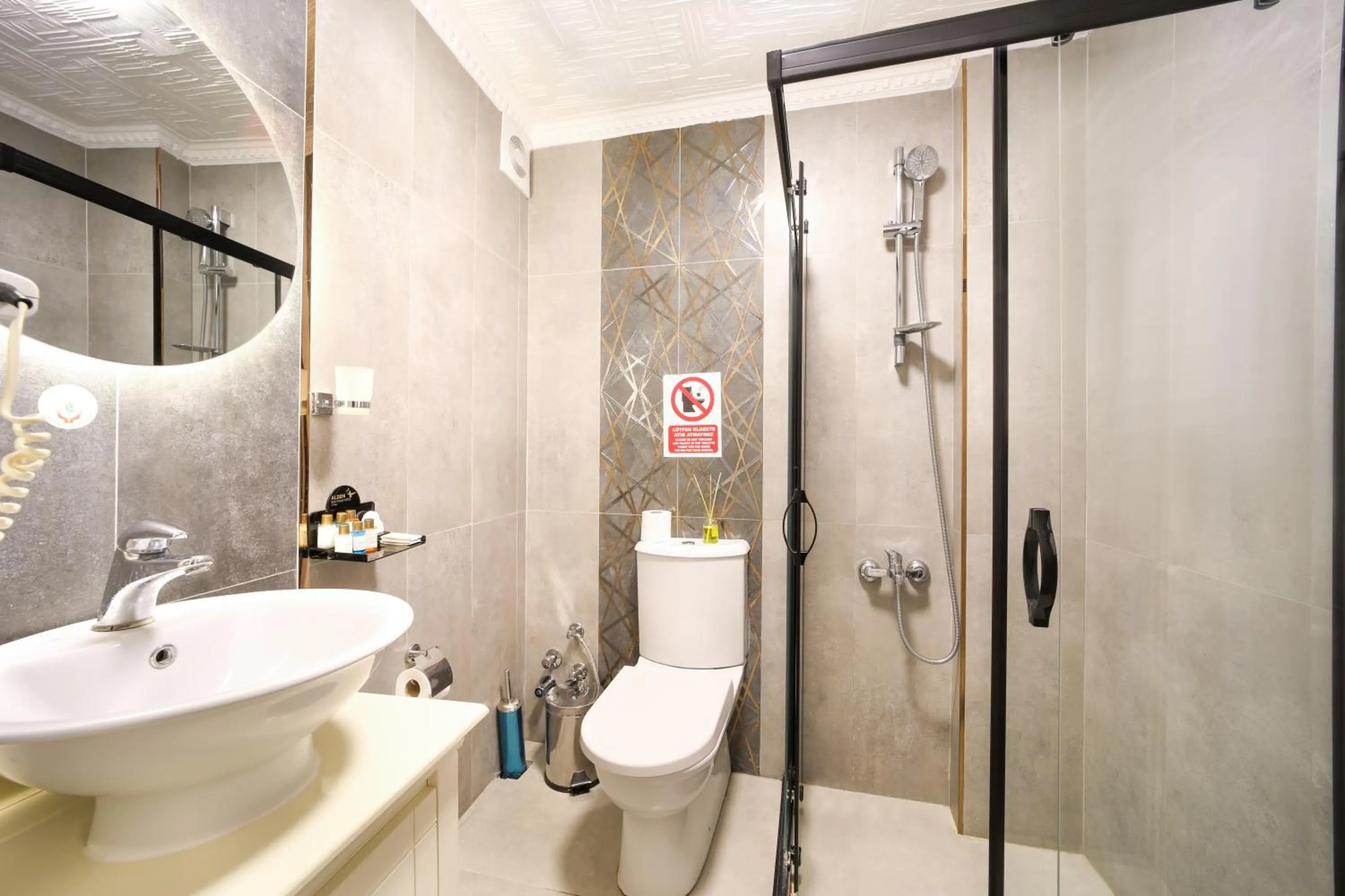 Shower in Aldem Hotel